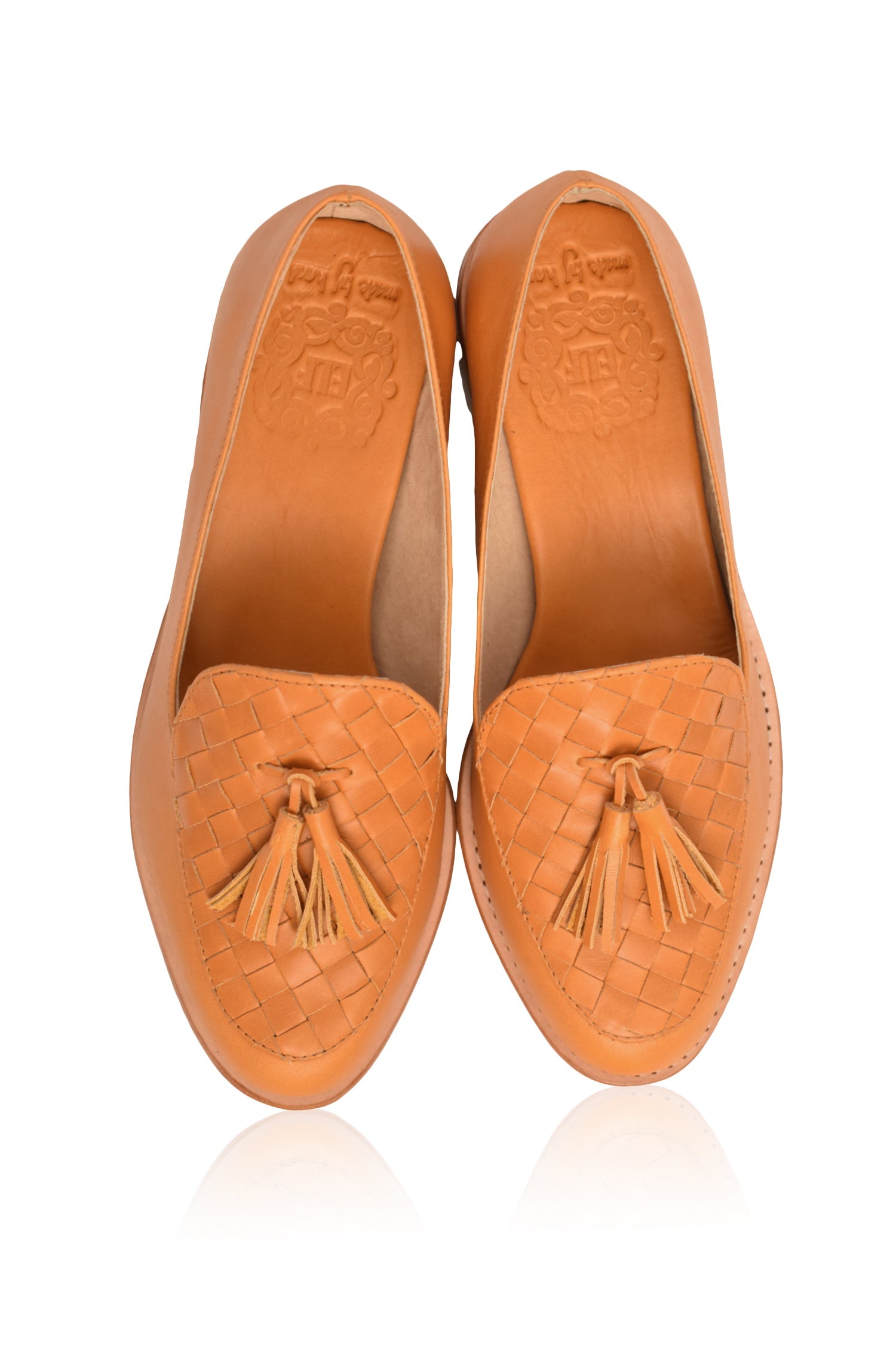 Buy Nikita Woven Leather Loafers by Bali ELF