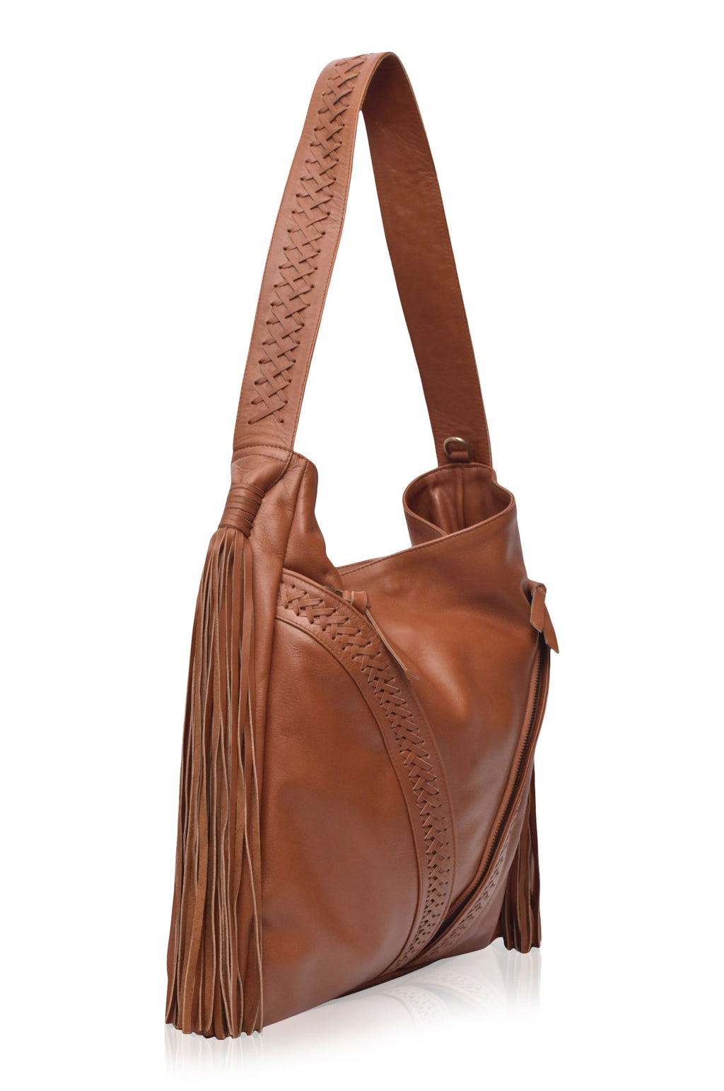 Buy Nomad Tassel Leather Bag by Bali ELF