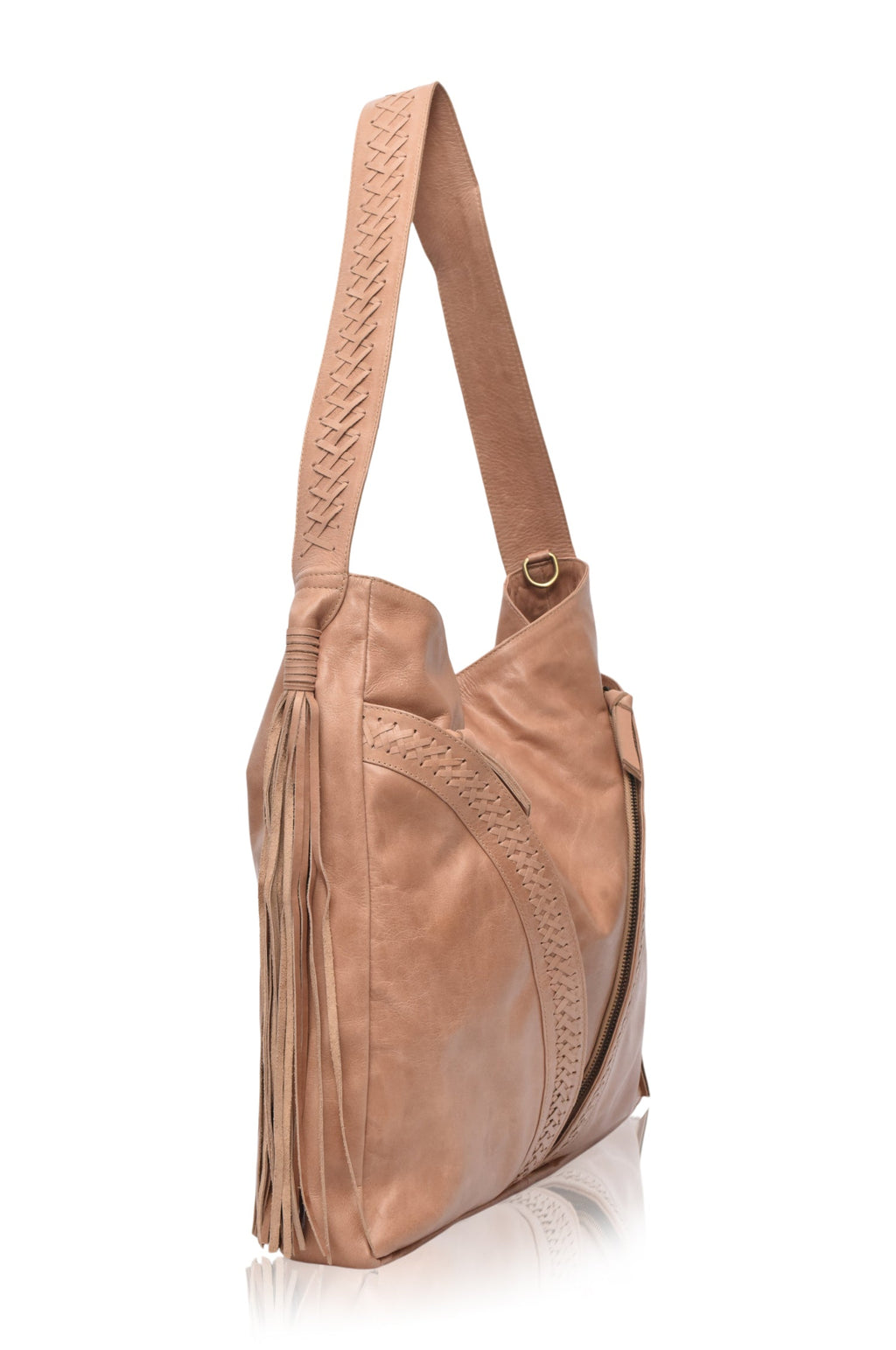 Buy Nomad Tassel Leather Bag by Bali ELF