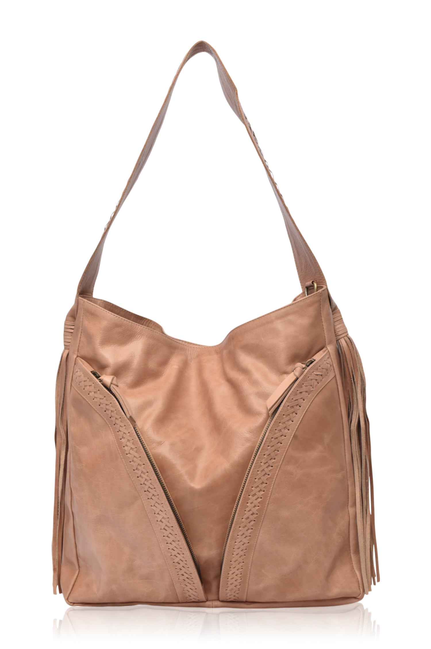 Buy Nomad Tassel Leather Bag by Bali ELF