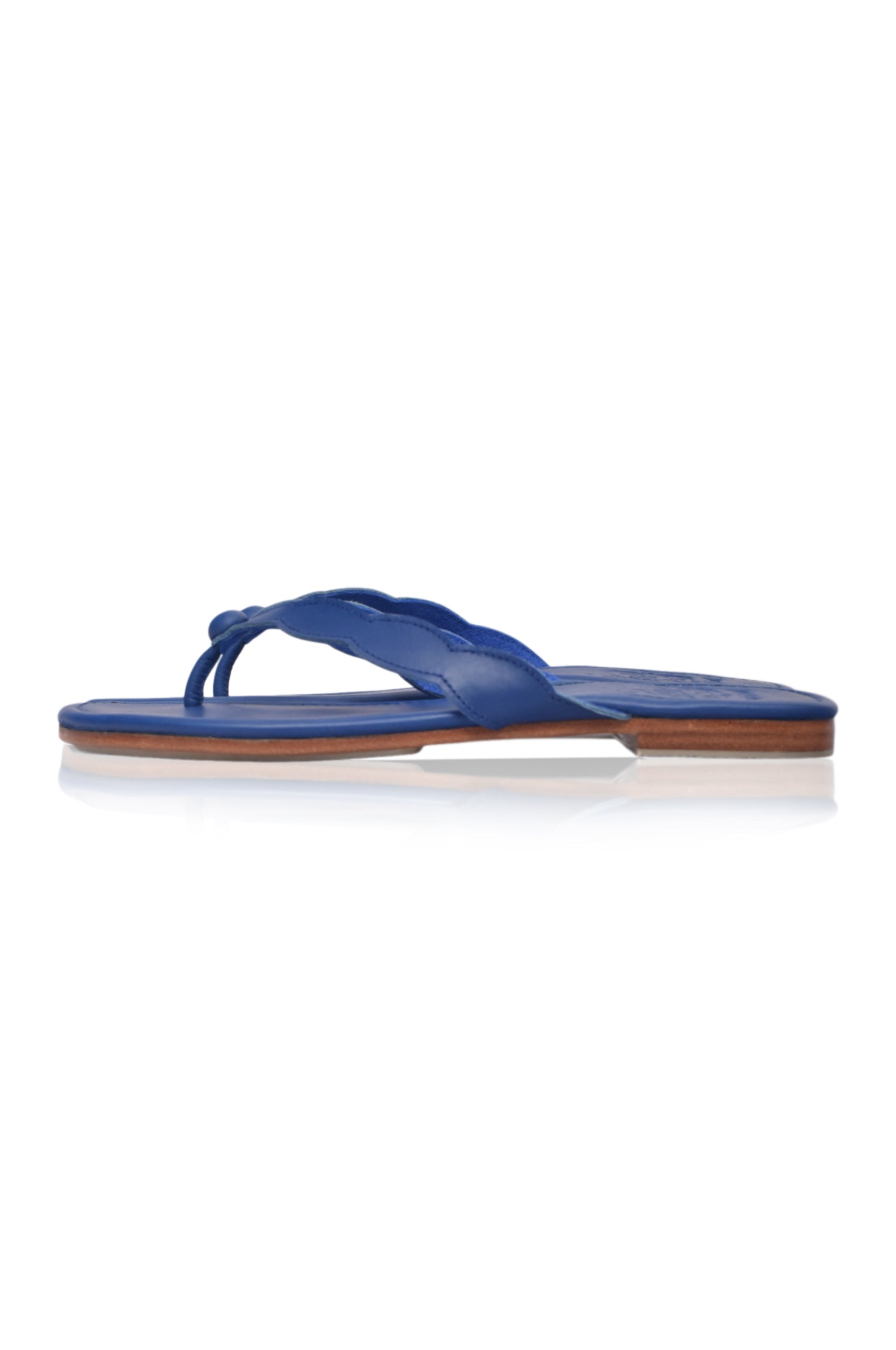 Buy Nuvola Thong Leather Slides by Bali ELF
