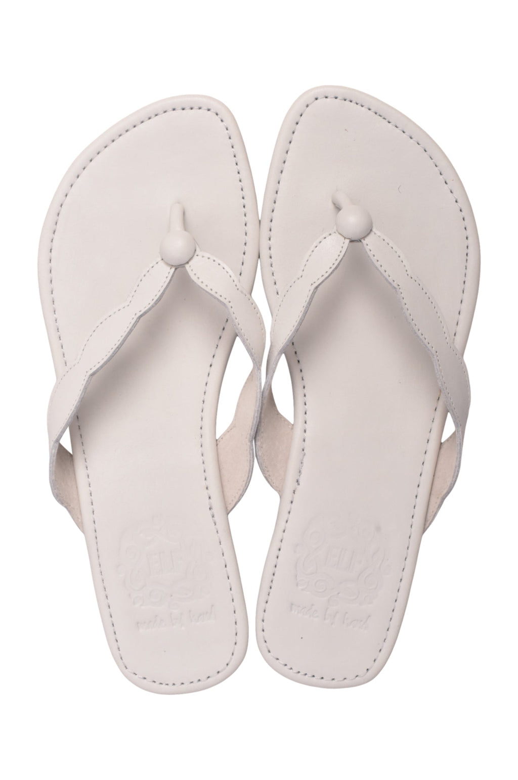 Buy Nuvola Thong Leather Slides by Bali ELF