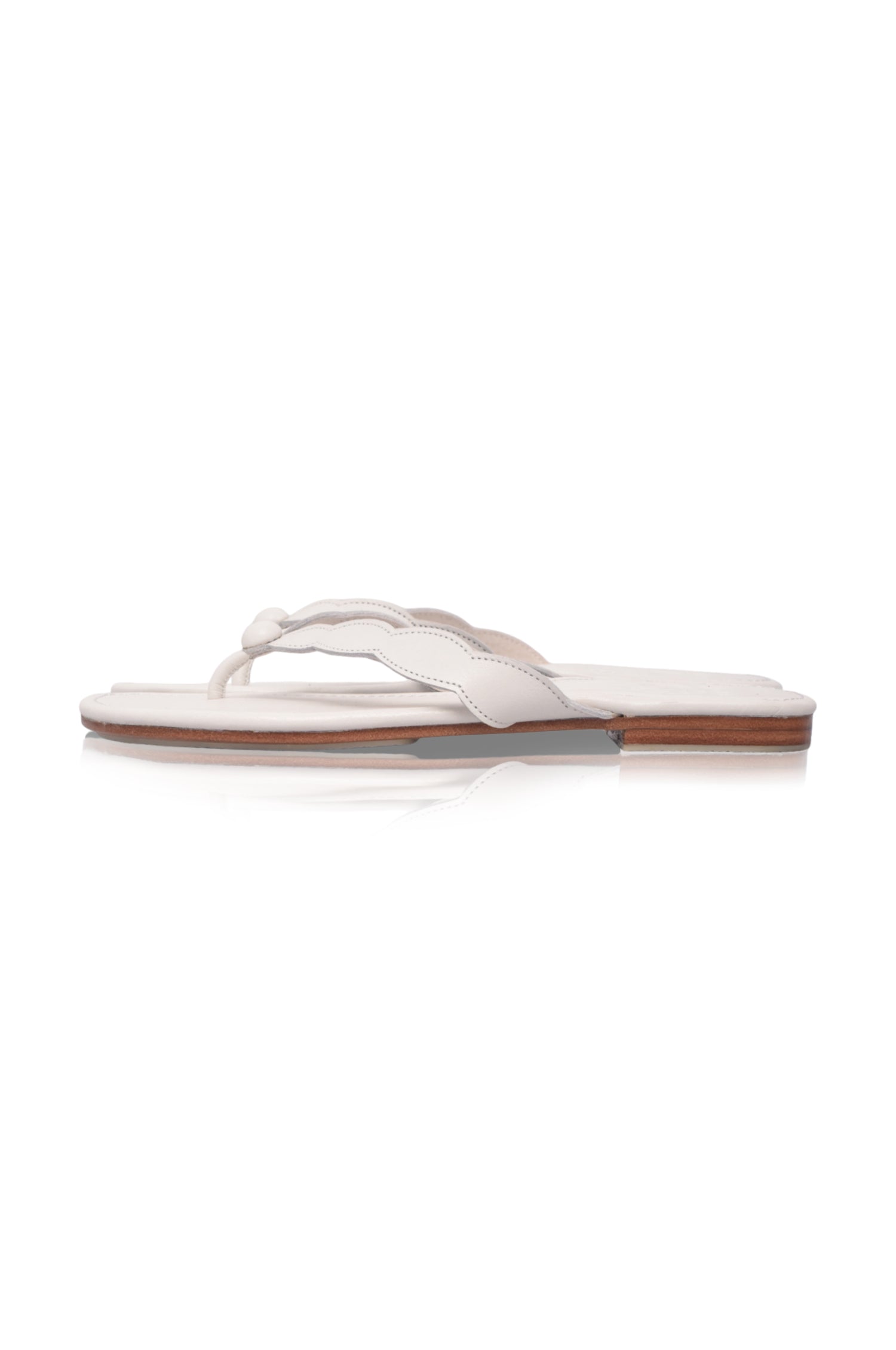 Buy Nuvola Thong Leather Slides by Bali ELF