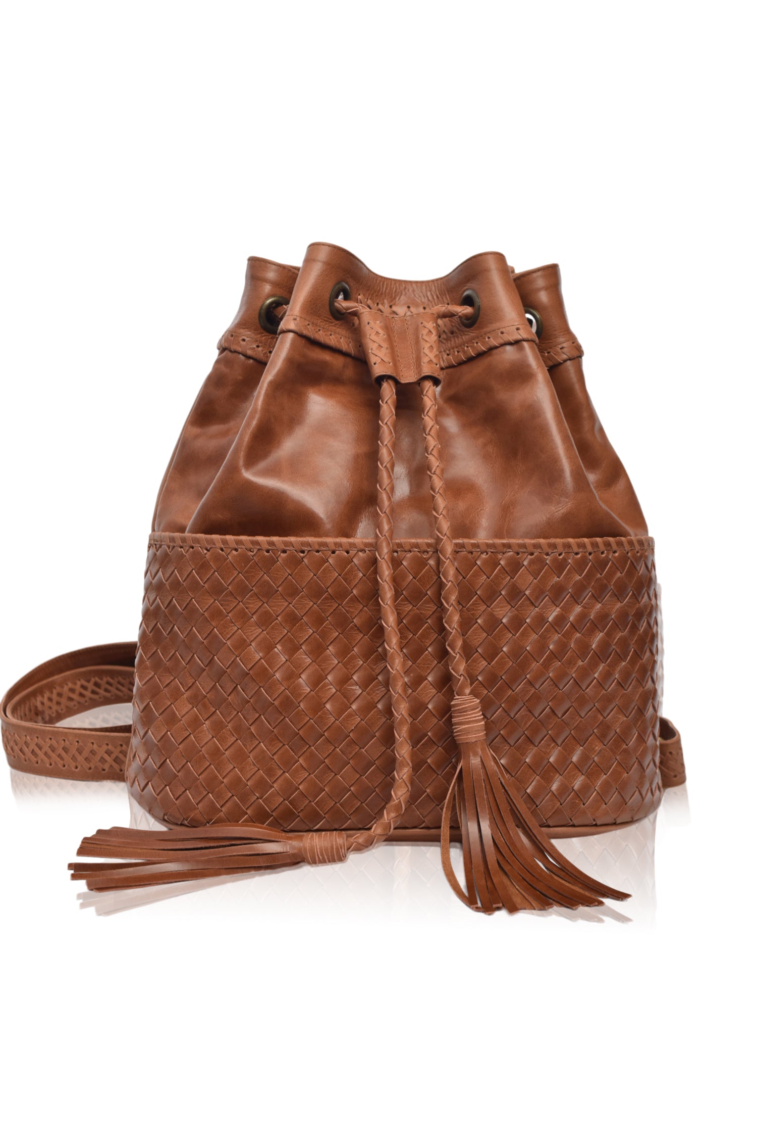 Buy Ocean Alley Convertible Leather Backpack by Bali ELF