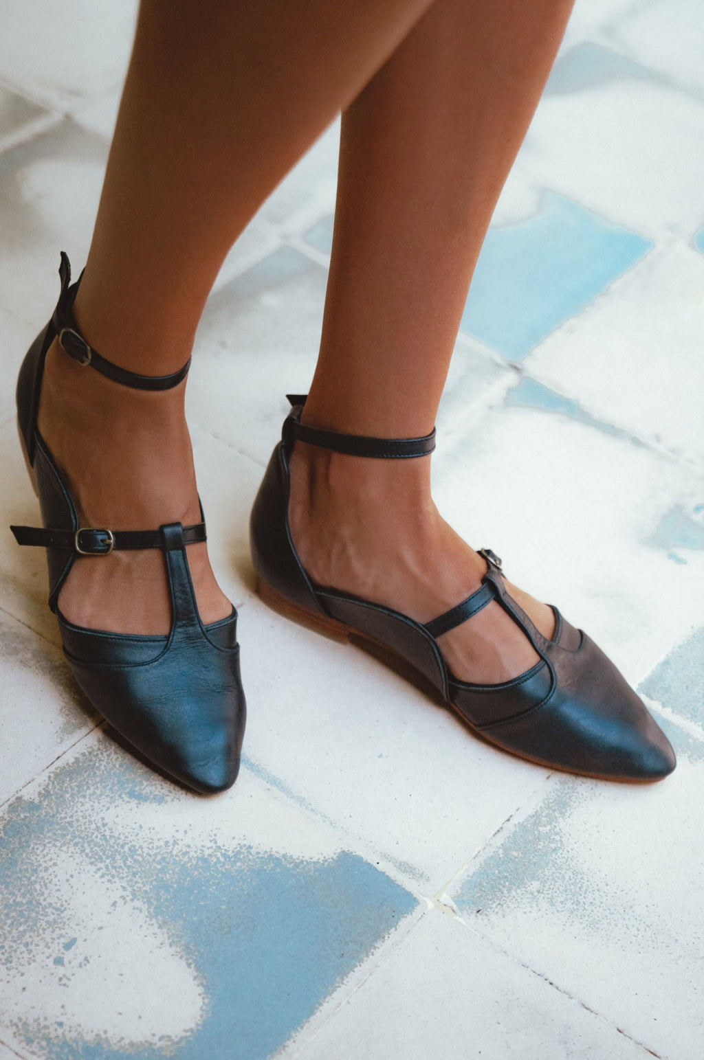Buy On The Go Leather Ballet Flats by Bali ELF