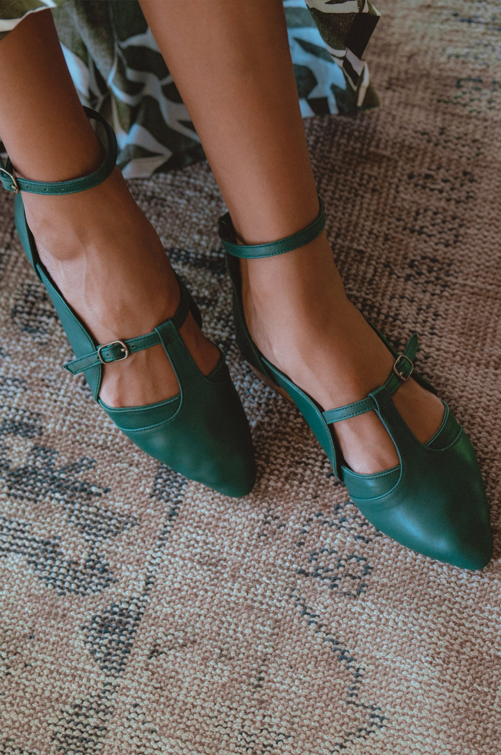 Buy On The Go Leather Ballet Flats by Bali ELF