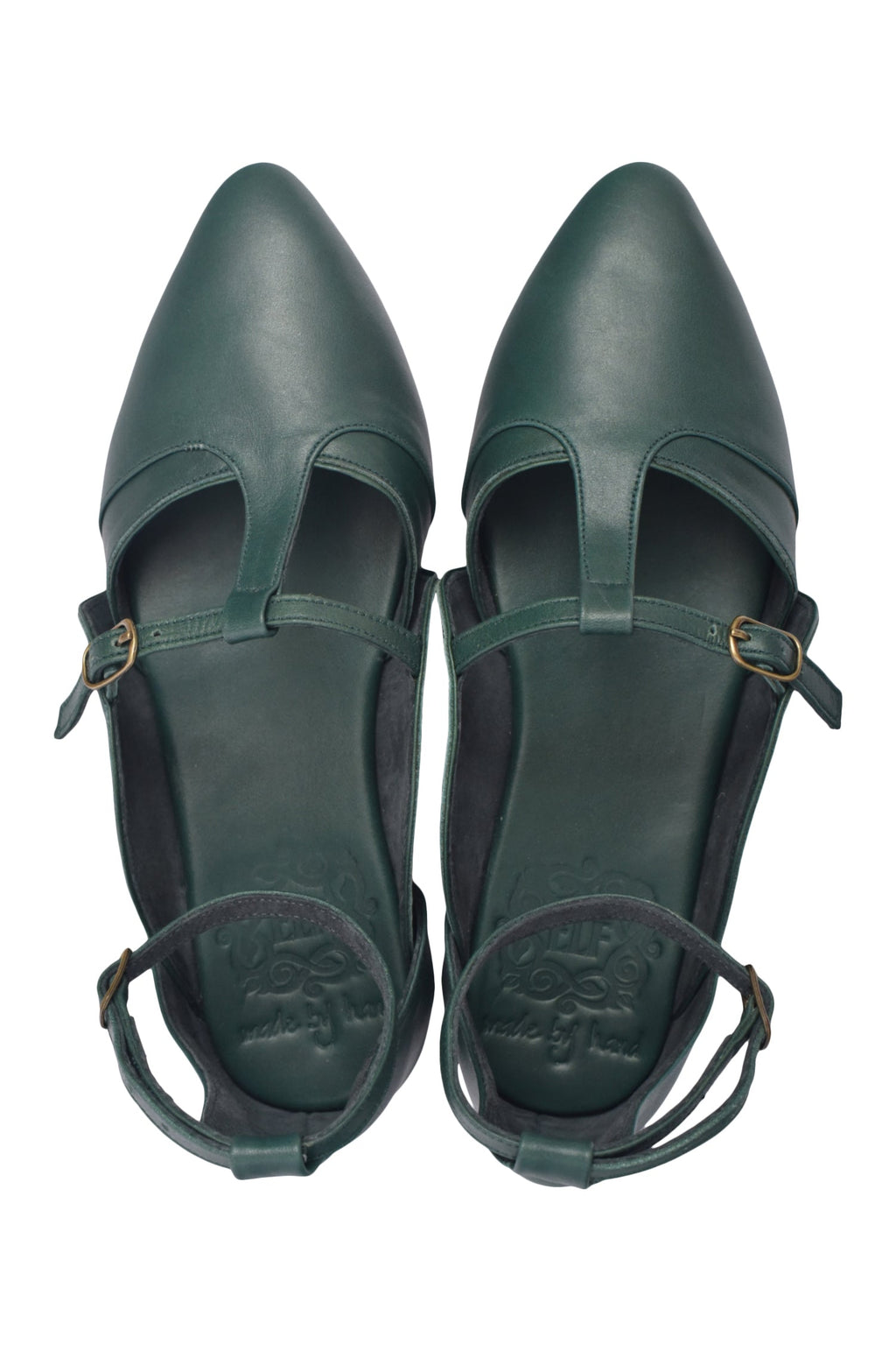 Buy On The Go Leather Ballet Flats by Bali ELF