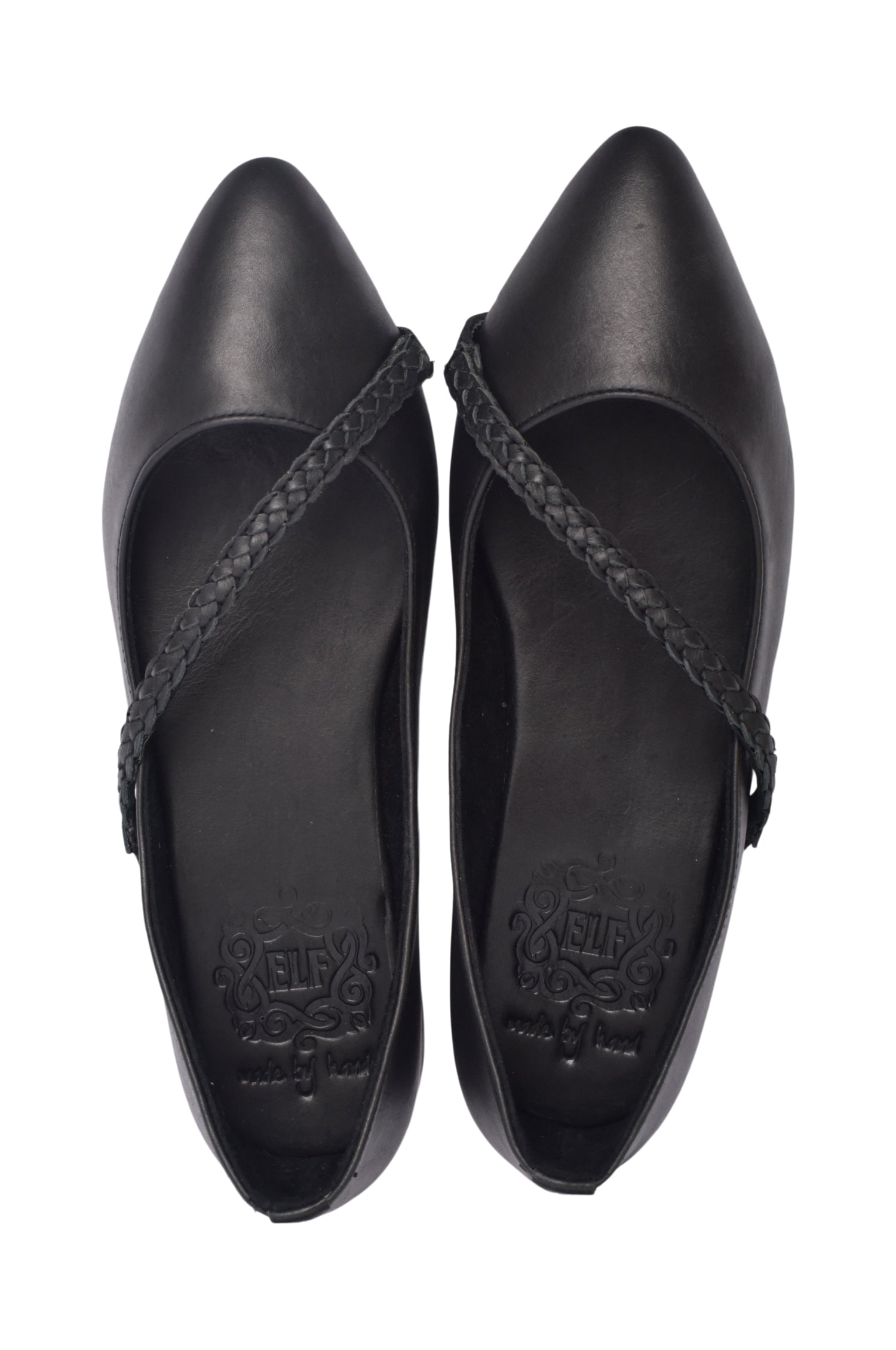 Buy Orenda Elegant Leather Ballet Flats by Bali ELF