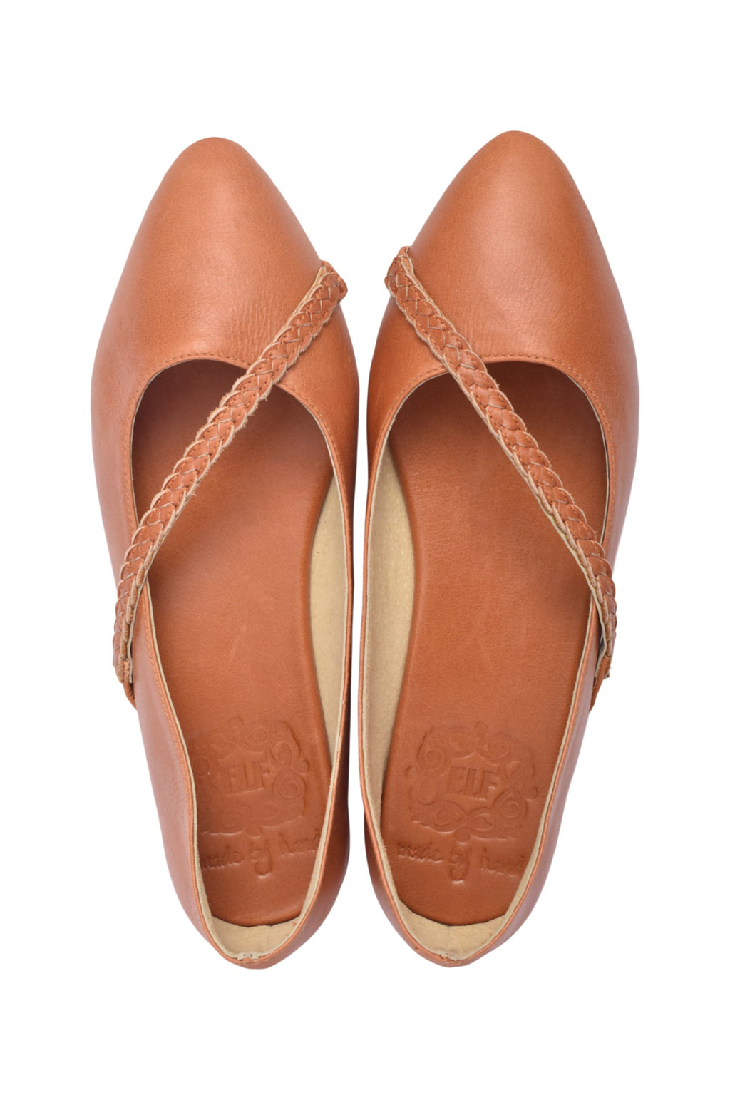 Buy Orenda Elegant Leather Ballet Flats by Bali ELF