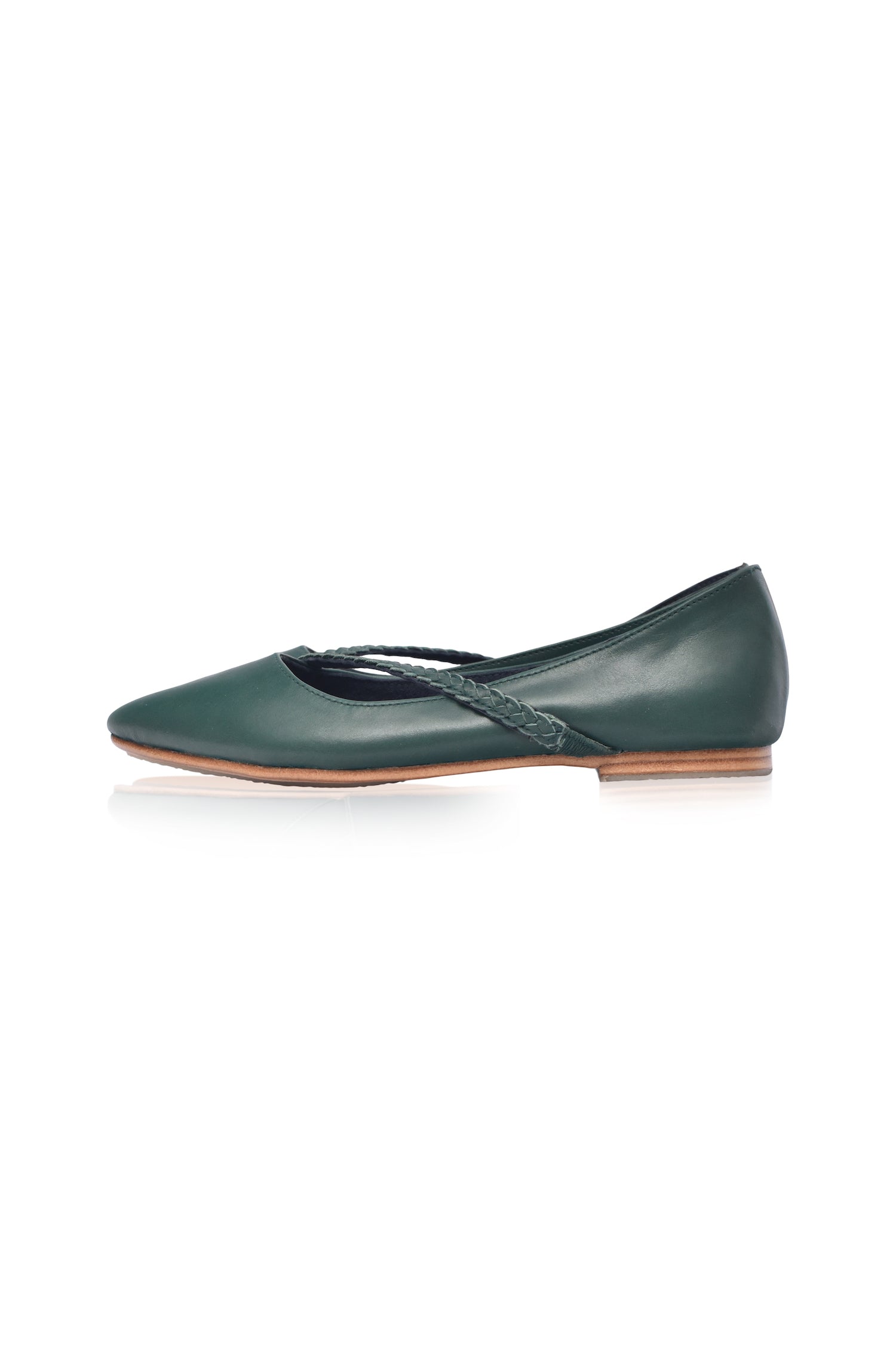 Buy Orenda Elegant Leather Ballet Flats by Bali ELF
