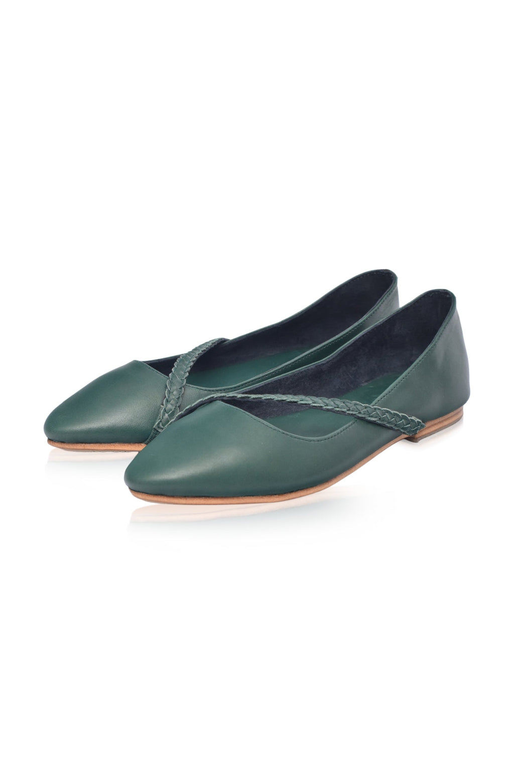 Buy Orenda Elegant Leather Ballet Flats by Bali ELF