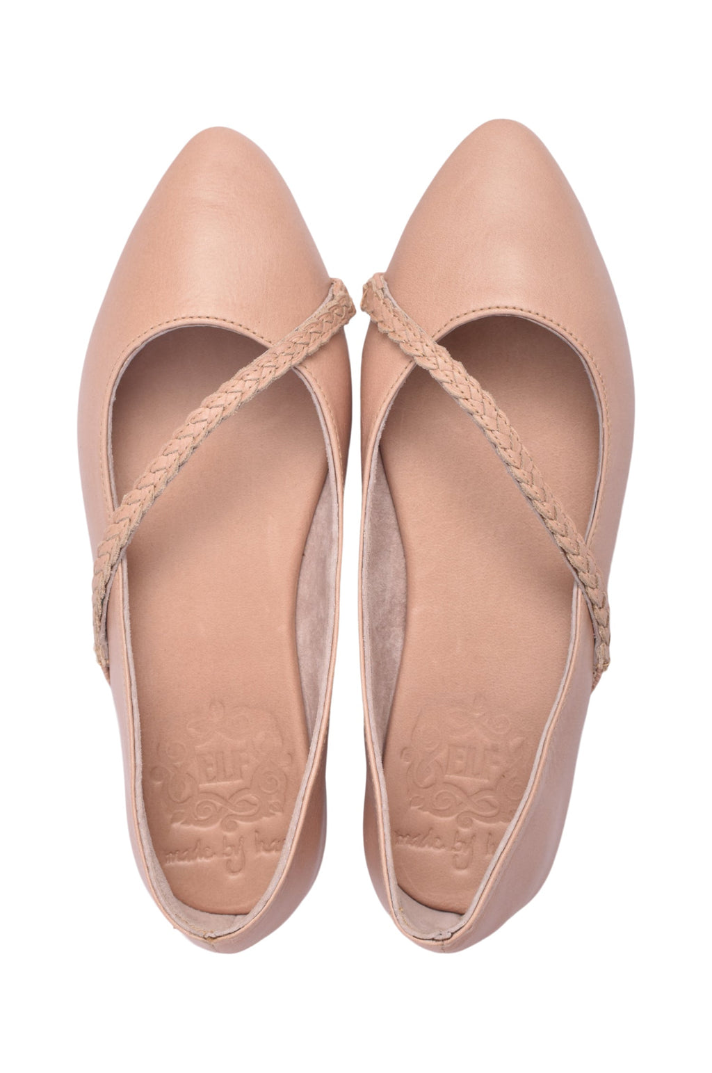 Buy Orenda Elegant Leather Ballet Flats by Bali ELF