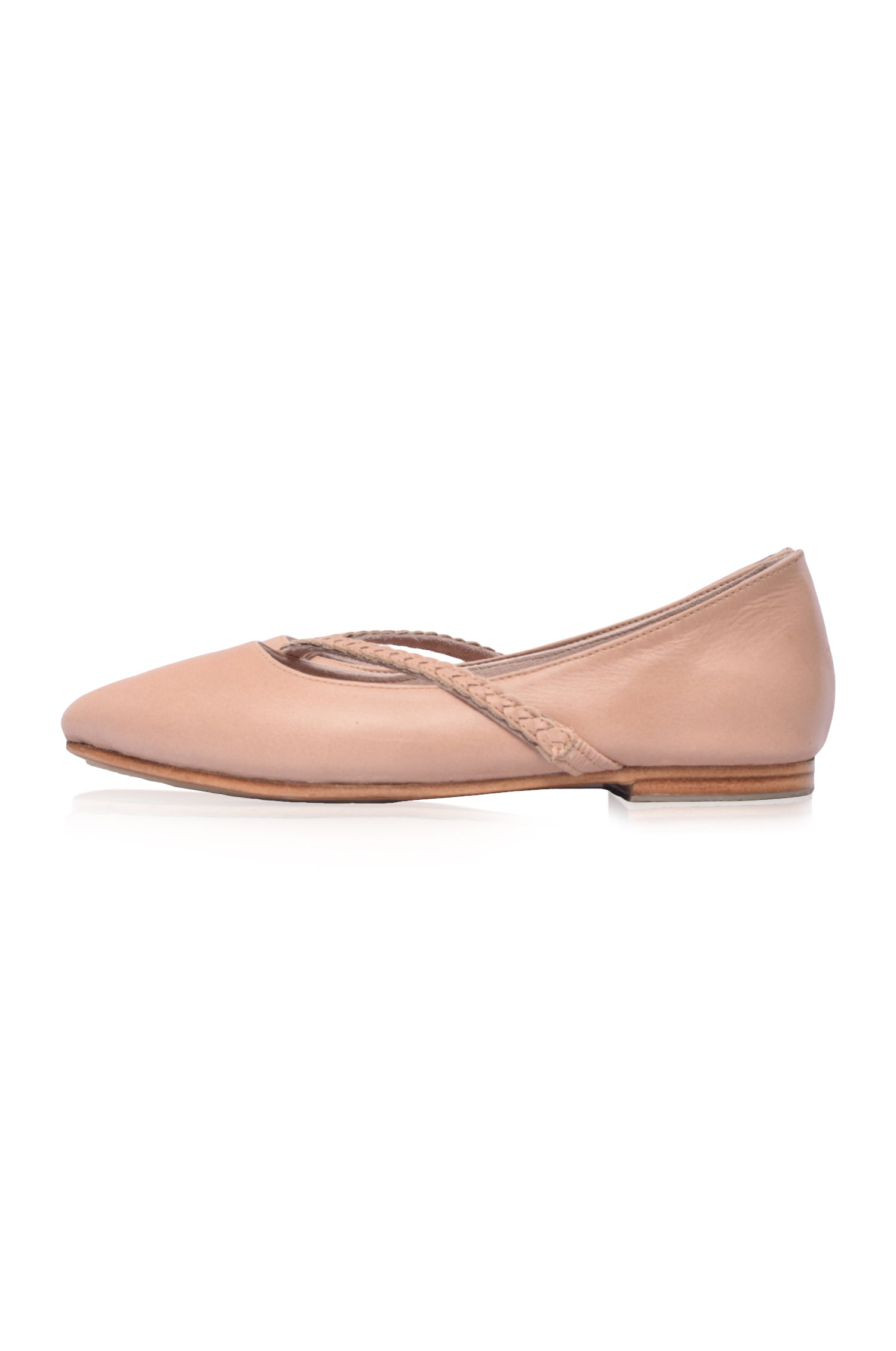 Buy Orenda Elegant Leather Ballet Flats by Bali ELF
