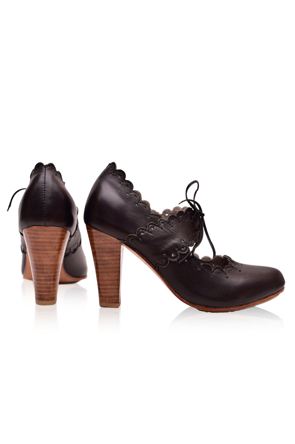 Buy Paradise Bird Leather Heels by Bali ELF