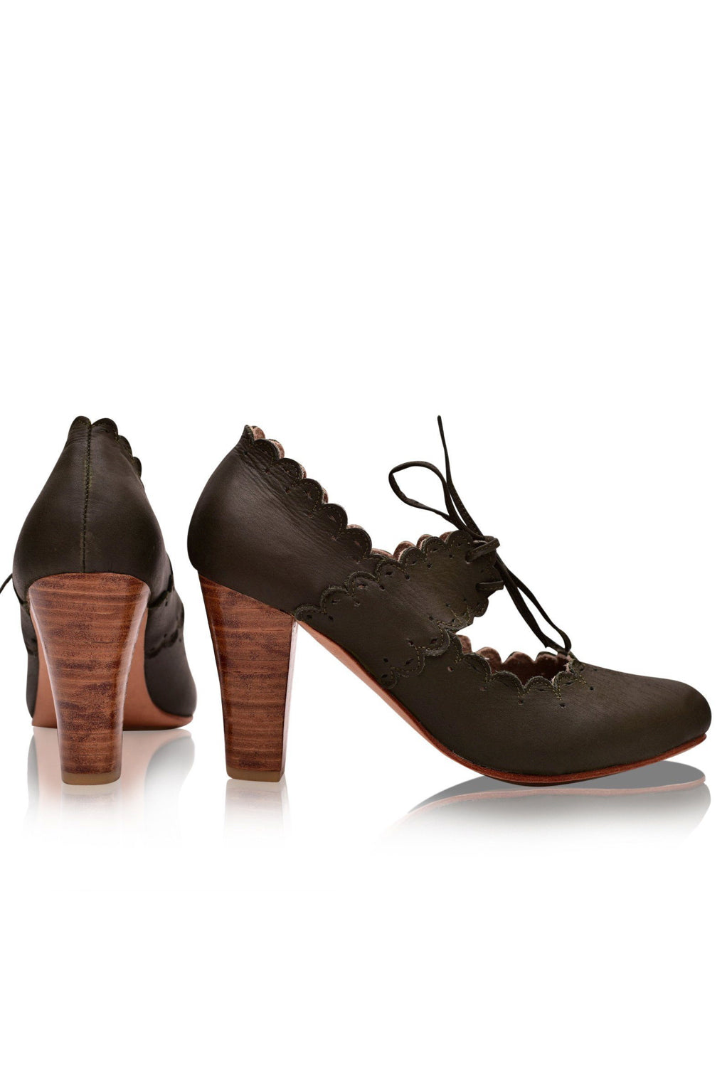 Buy Paradise Bird Leather Heels by Bali ELF