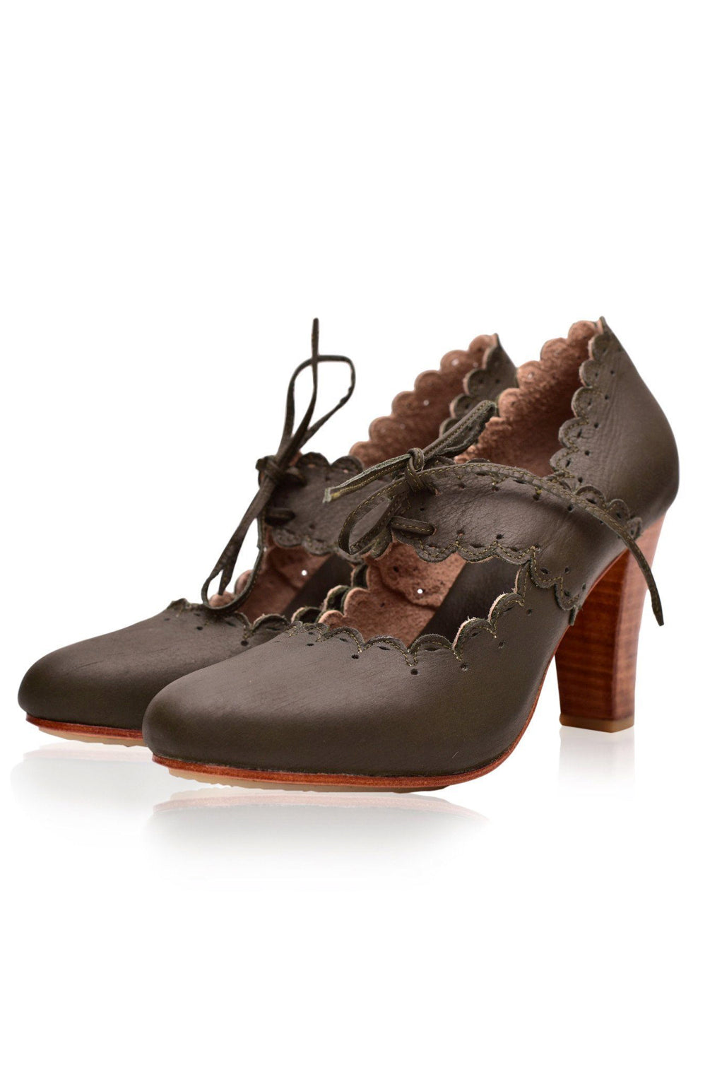 Buy Paradise Bird Leather Heels by Bali ELF