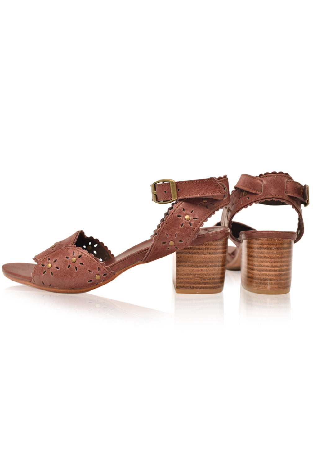 Buy Paloma Leather Heel Sandals by Bali ELF