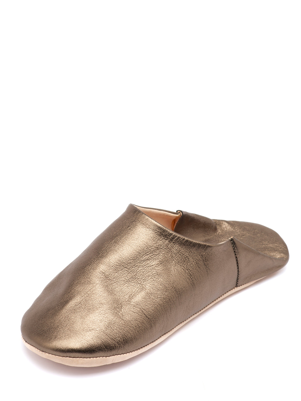Buy Platinum Moonlit - Leather Slippers by Choost