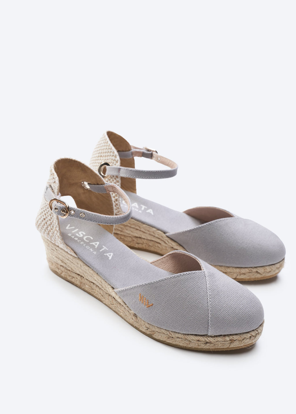 Buy Pubol Canvas Espadrille Wedges by Viscata