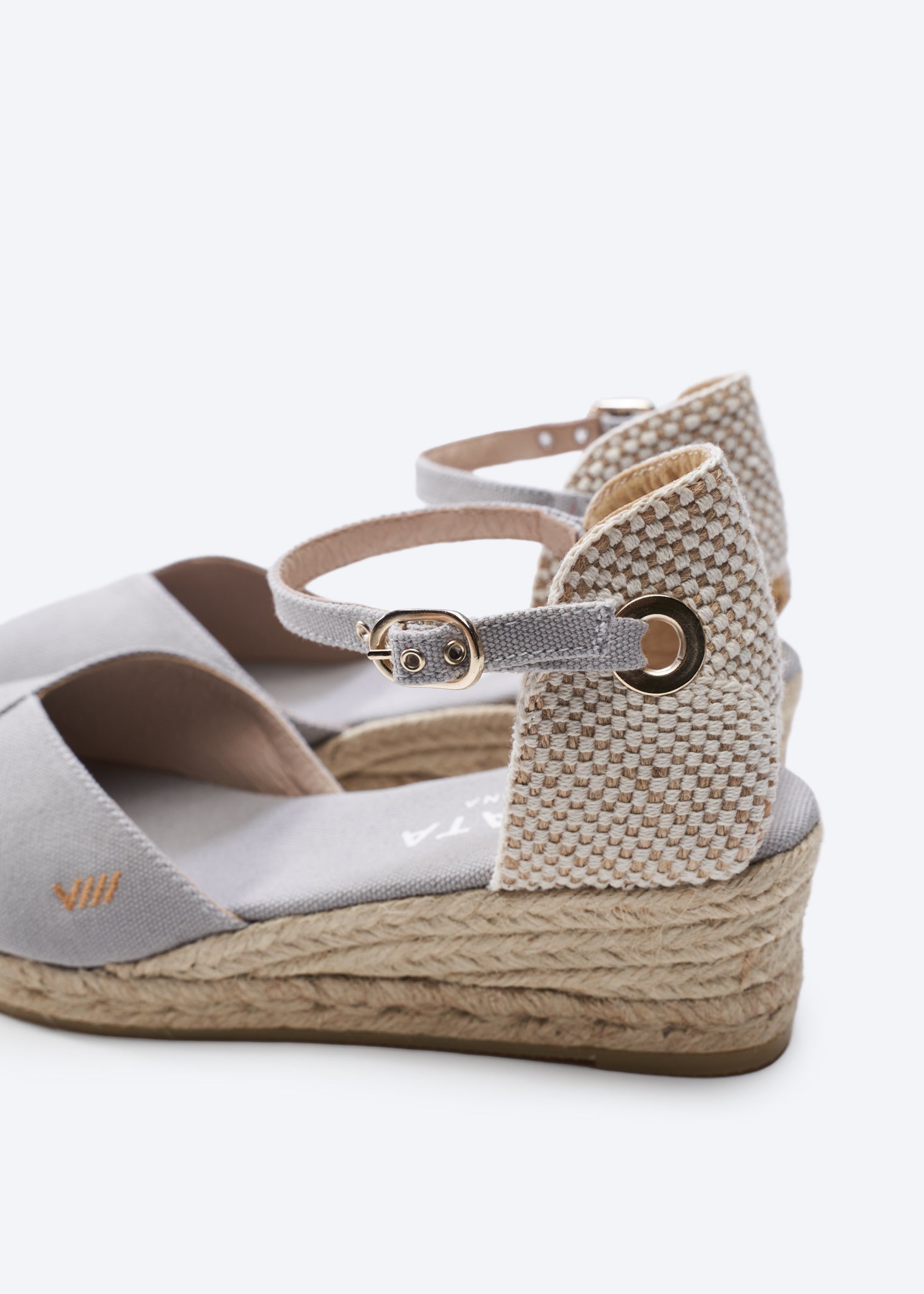 Buy Pubol Canvas Espadrille Wedges by Viscata