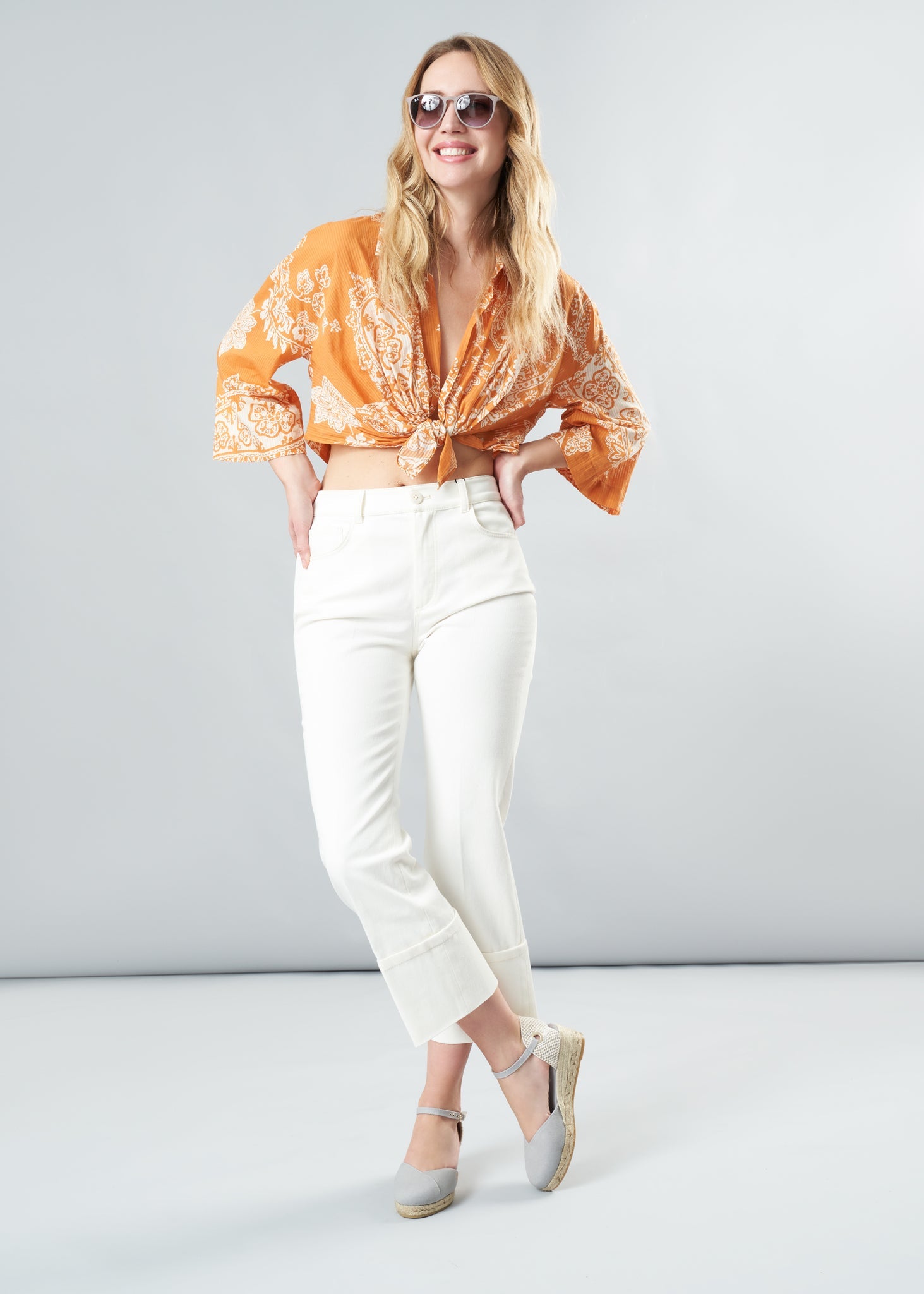 Buy Pubol Canvas Espadrille Wedges by Viscata