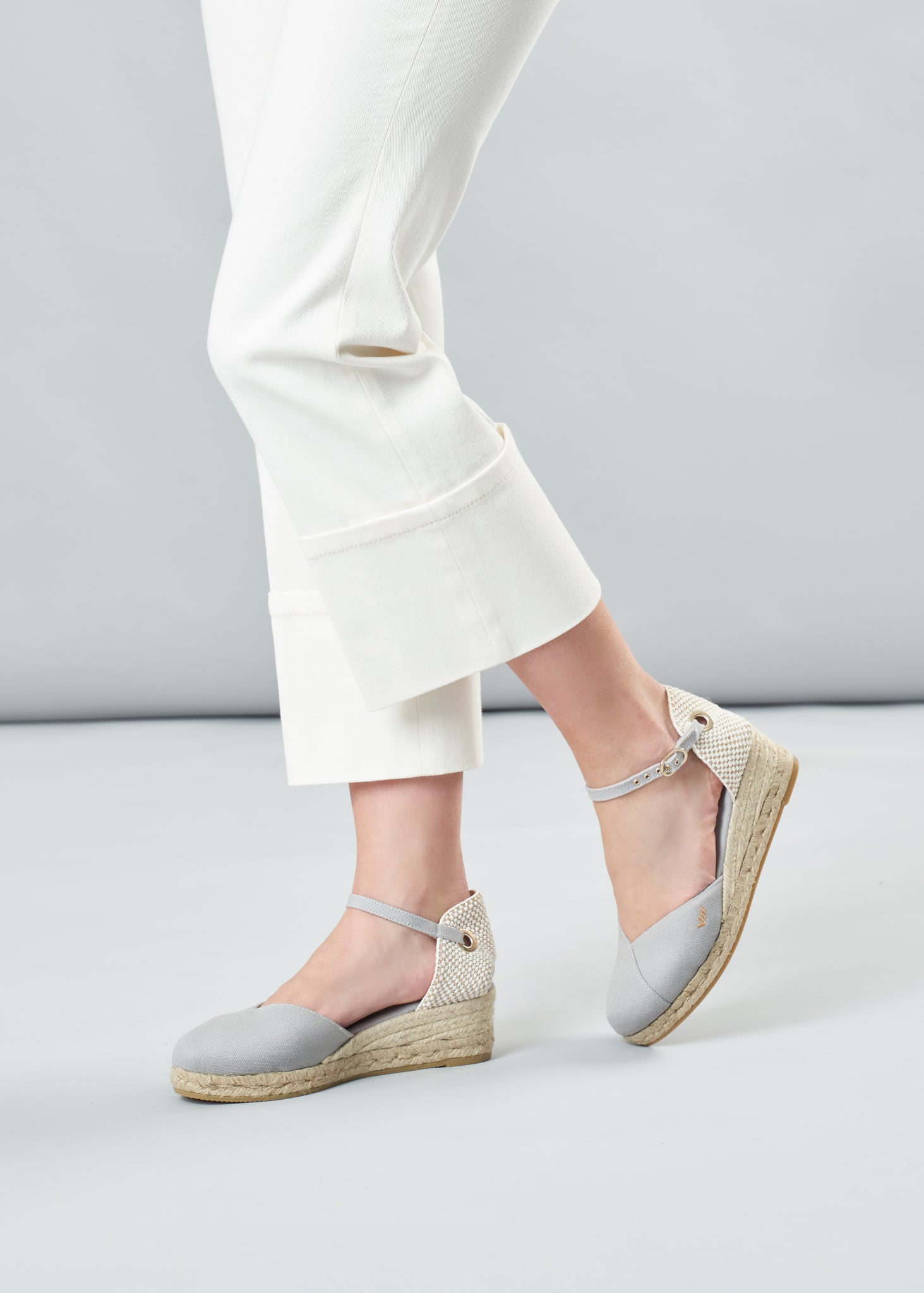 Buy Pubol Canvas Espadrille Wedges by Viscata