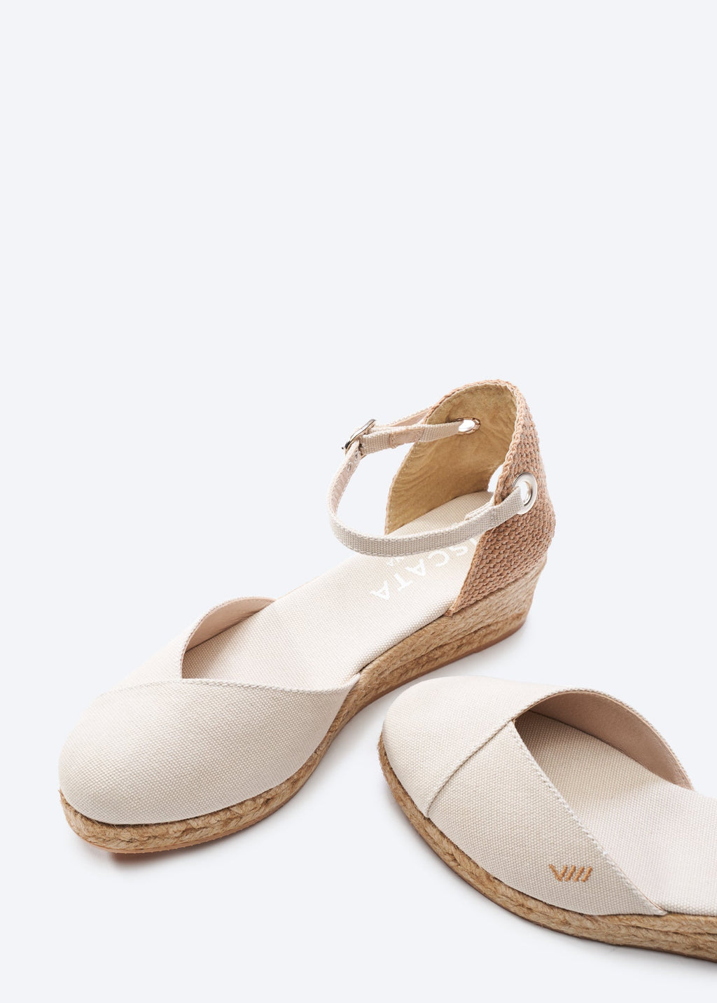 Buy Pubol Canvas Espadrille Wedges by Viscata