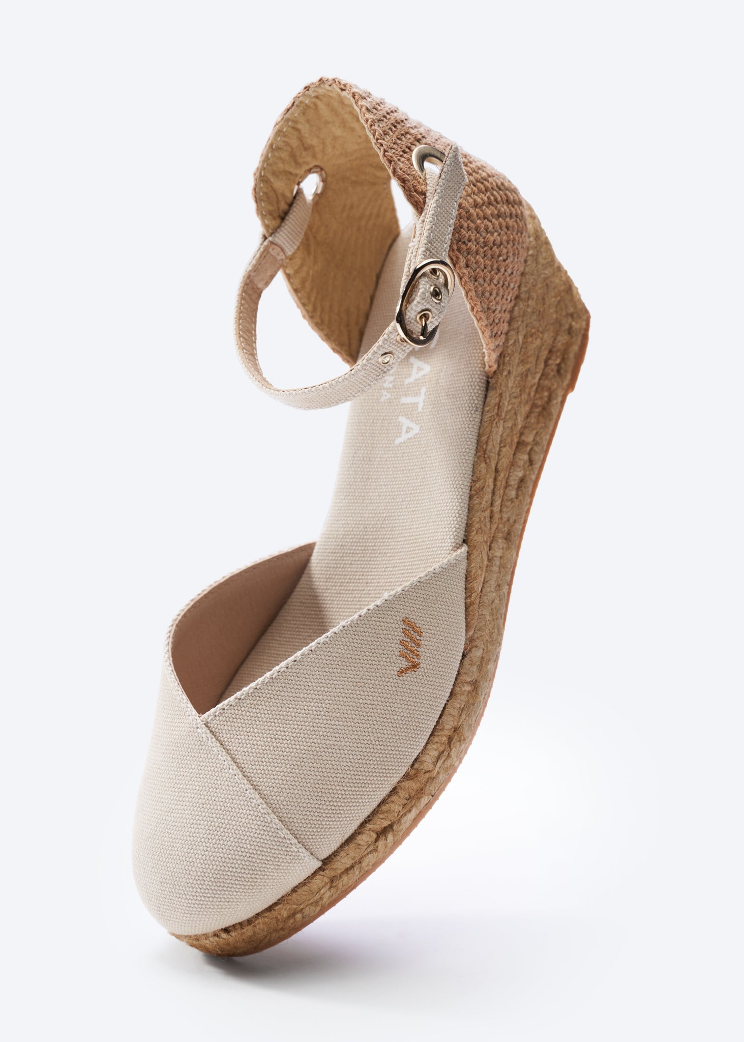 Buy Pubol Canvas Espadrille Wedges by Viscata