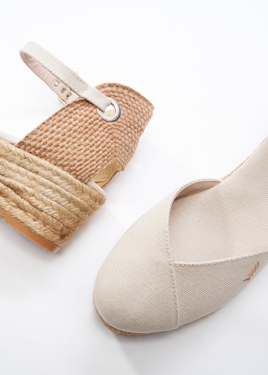 Buy Pubol Canvas Espadrille Wedges by Viscata