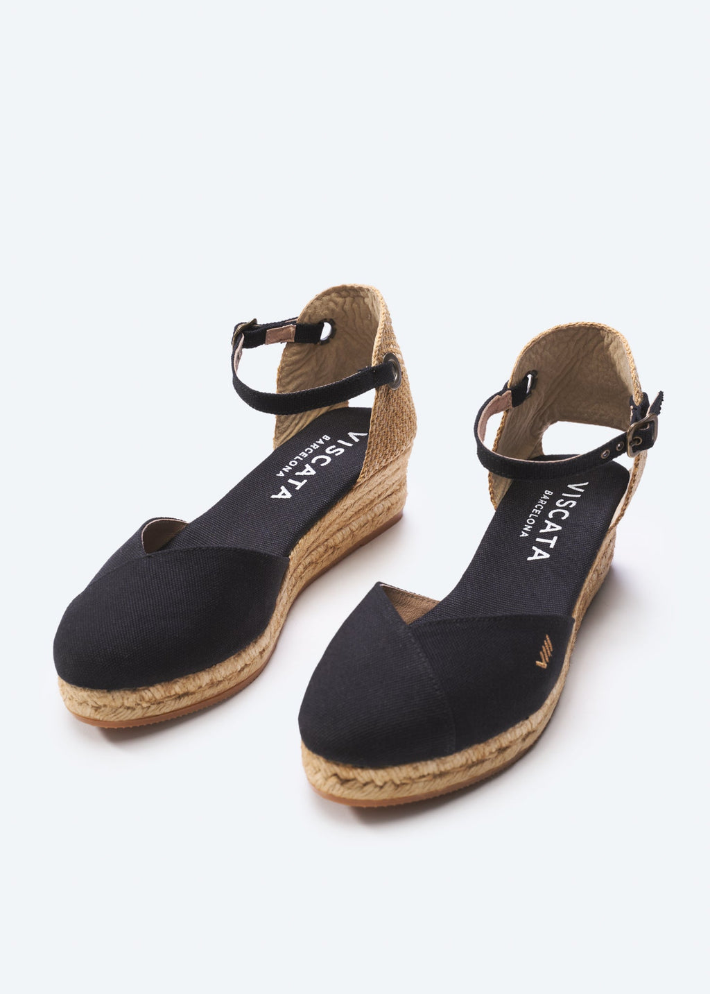 Buy Pubol Canvas Espadrille Wedges by Viscata