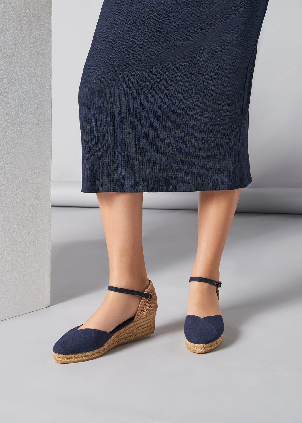 Buy Pubol Canvas Espadrille Wedges by Viscata