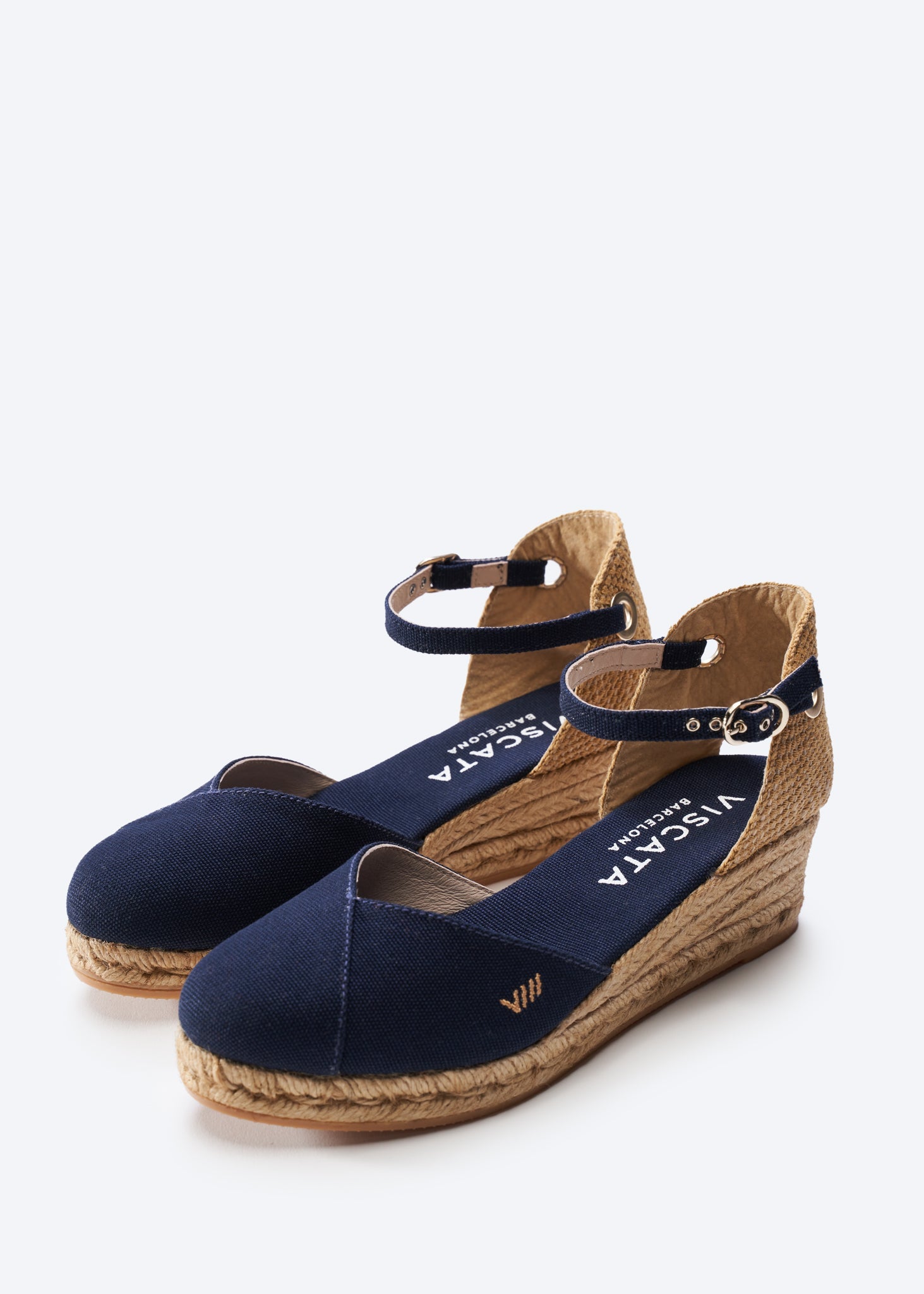 Buy Pubol Canvas Espadrille Wedges by Viscata