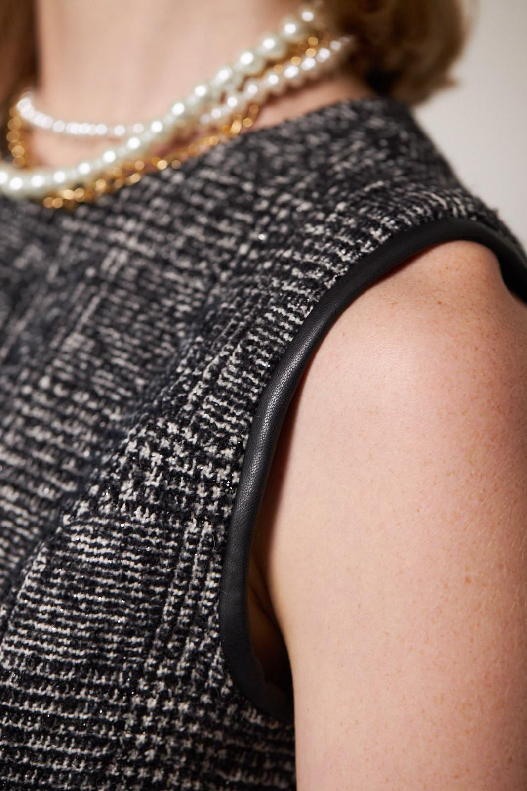 Buy Ebony Mini Tweed Dress – Women’s Chic Mini Dress by Le Réussi®