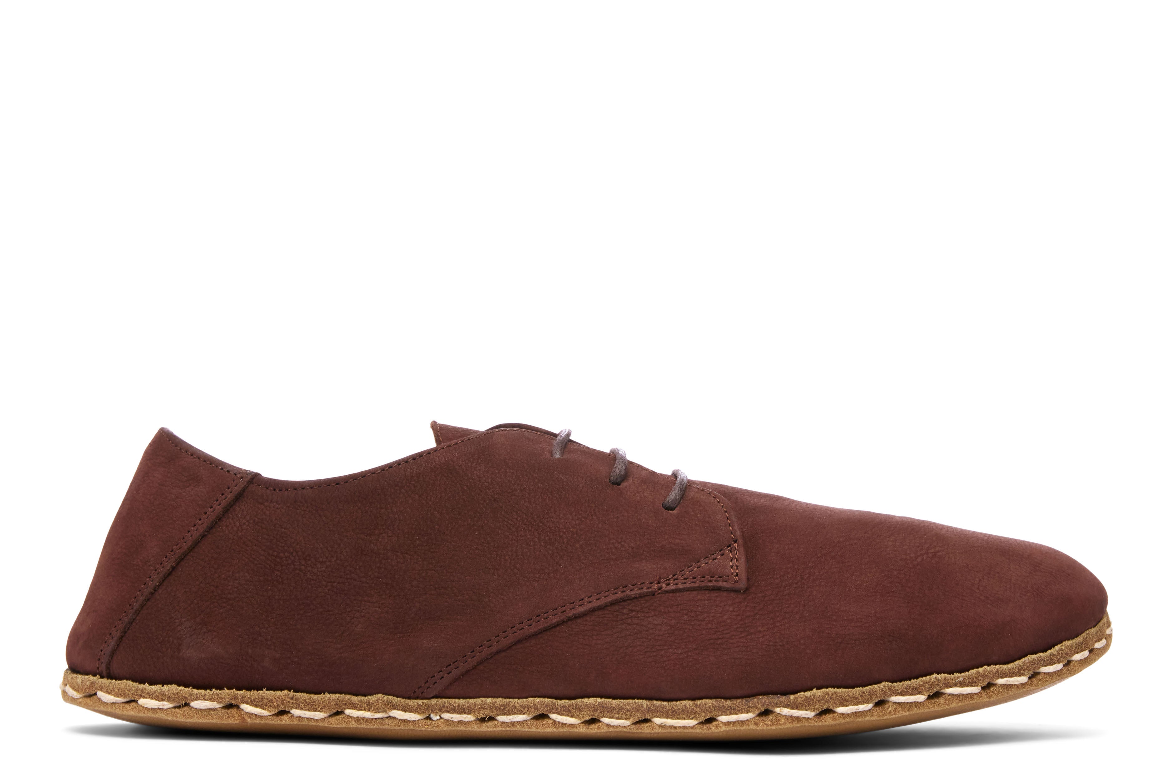Buy Men's Barefoot Grounding Lace Up Shoe / Redwood by Raum