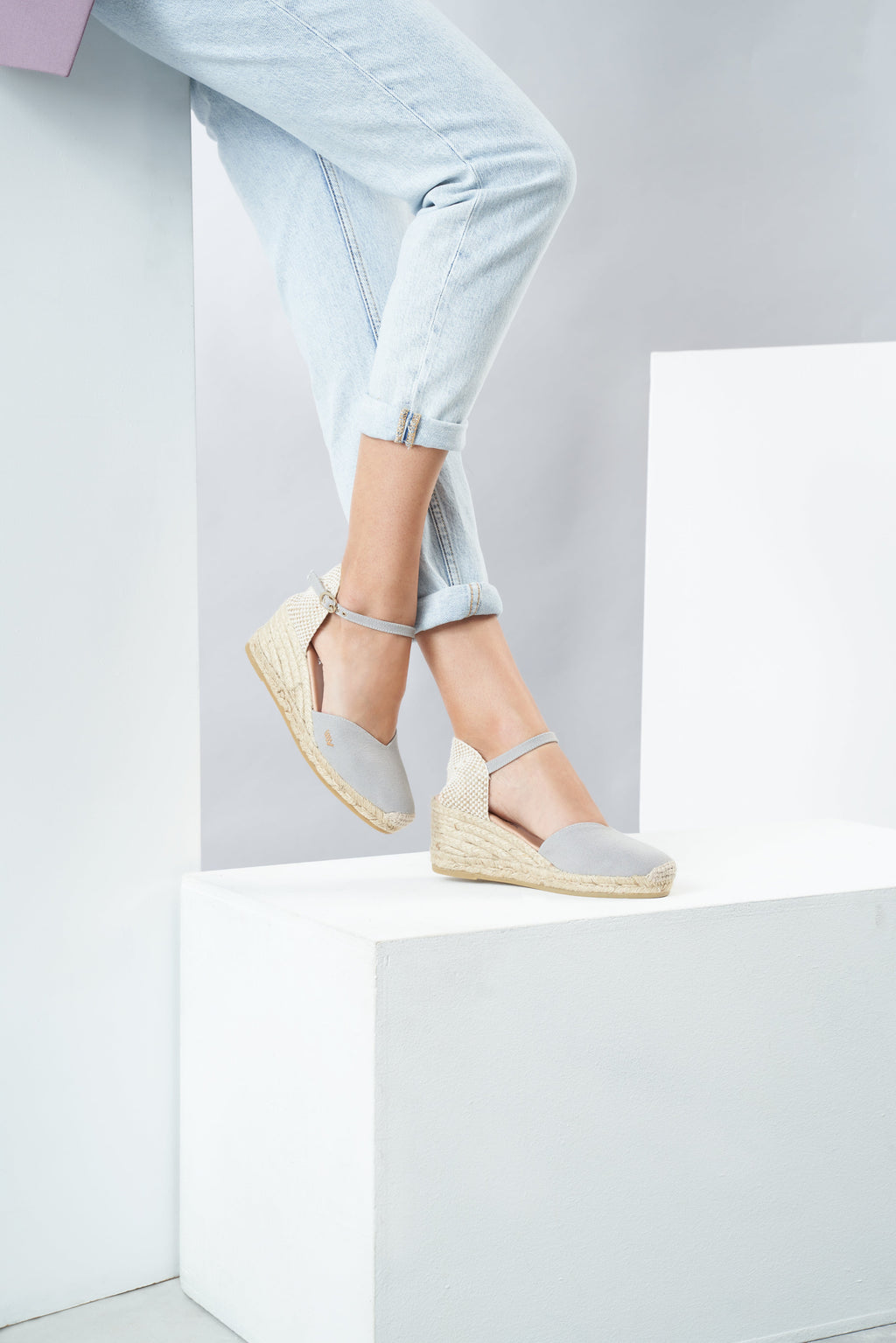 Buy Reus Canvas Espadrille Wedges by Viscata