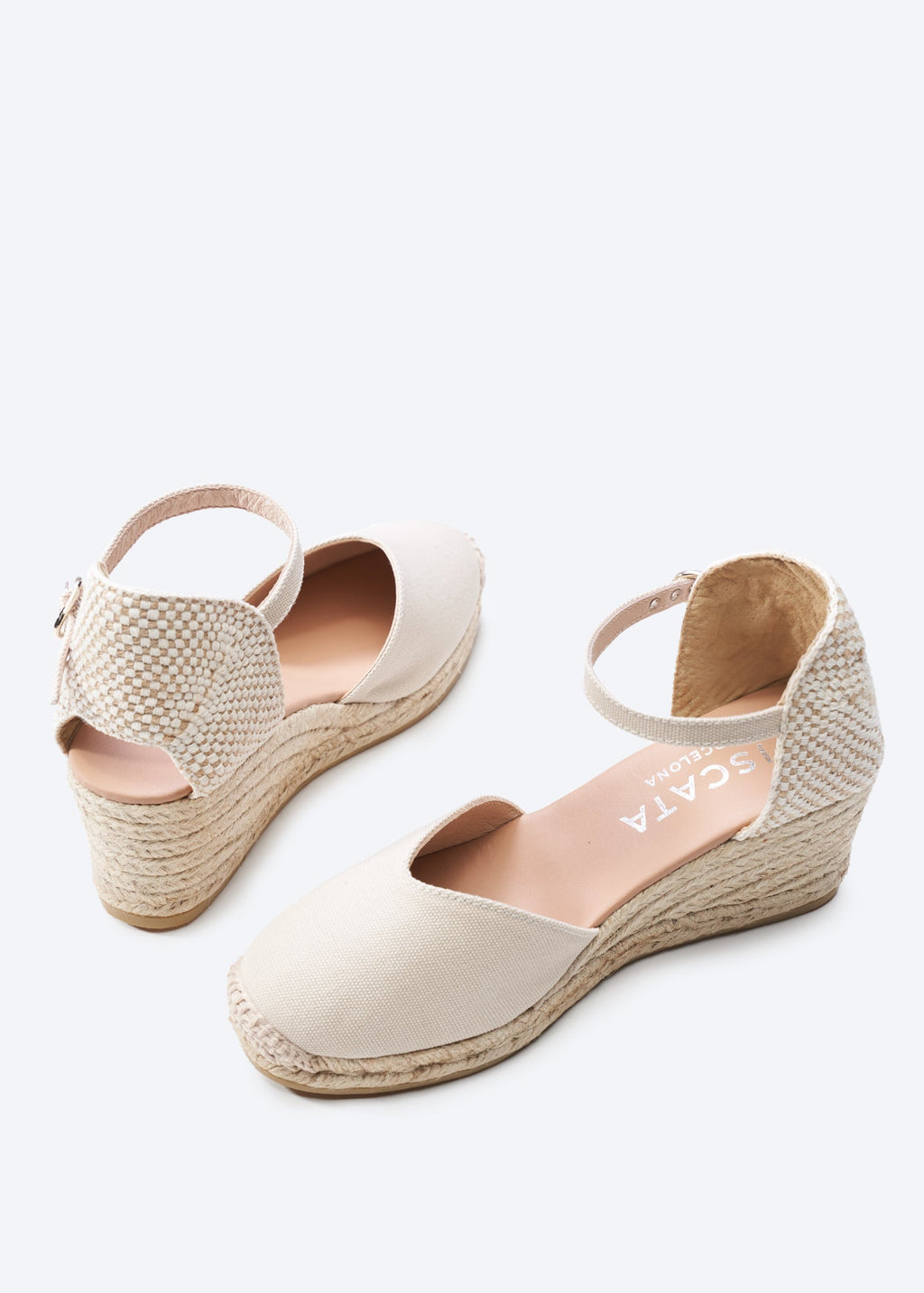 Buy Reus Canvas Espadrille Wedges by Viscata