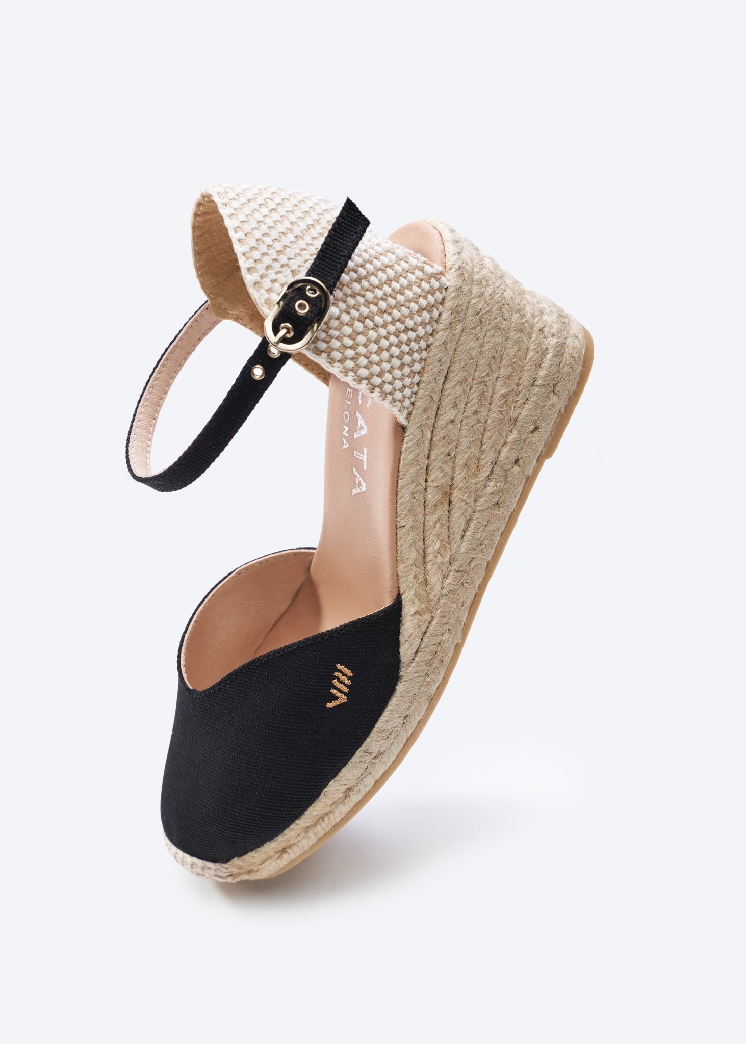 Buy Reus Canvas Espadrille Wedges by Viscata