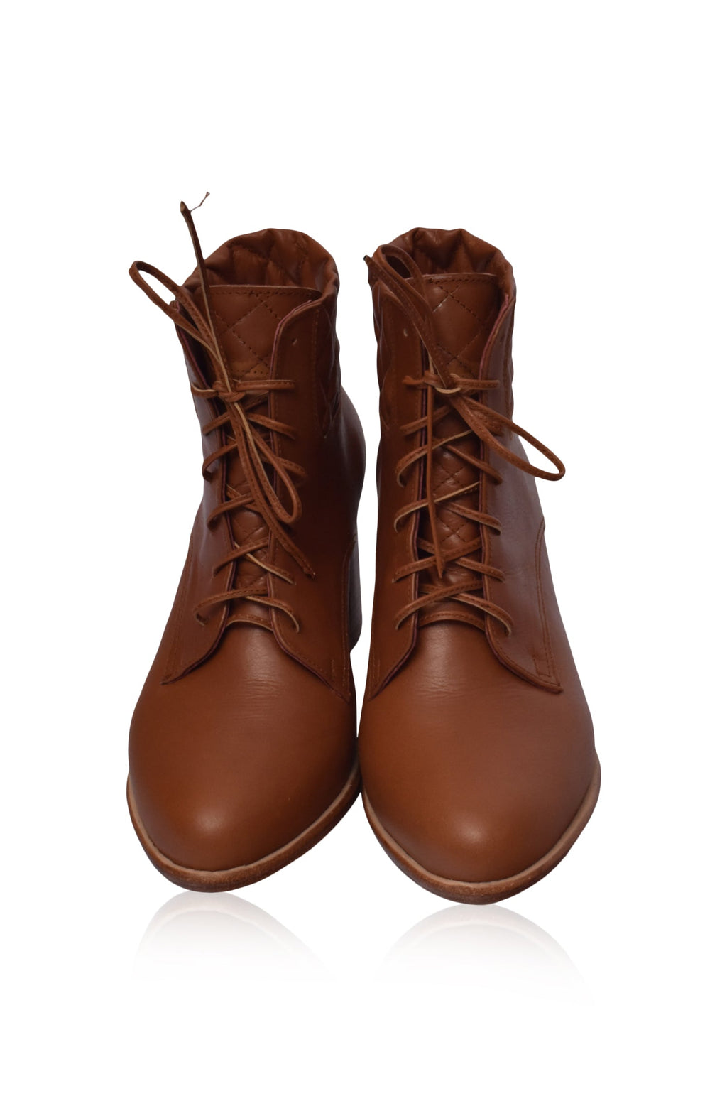 Buy Rising Mara Leather Heel Booties by Bali ELF