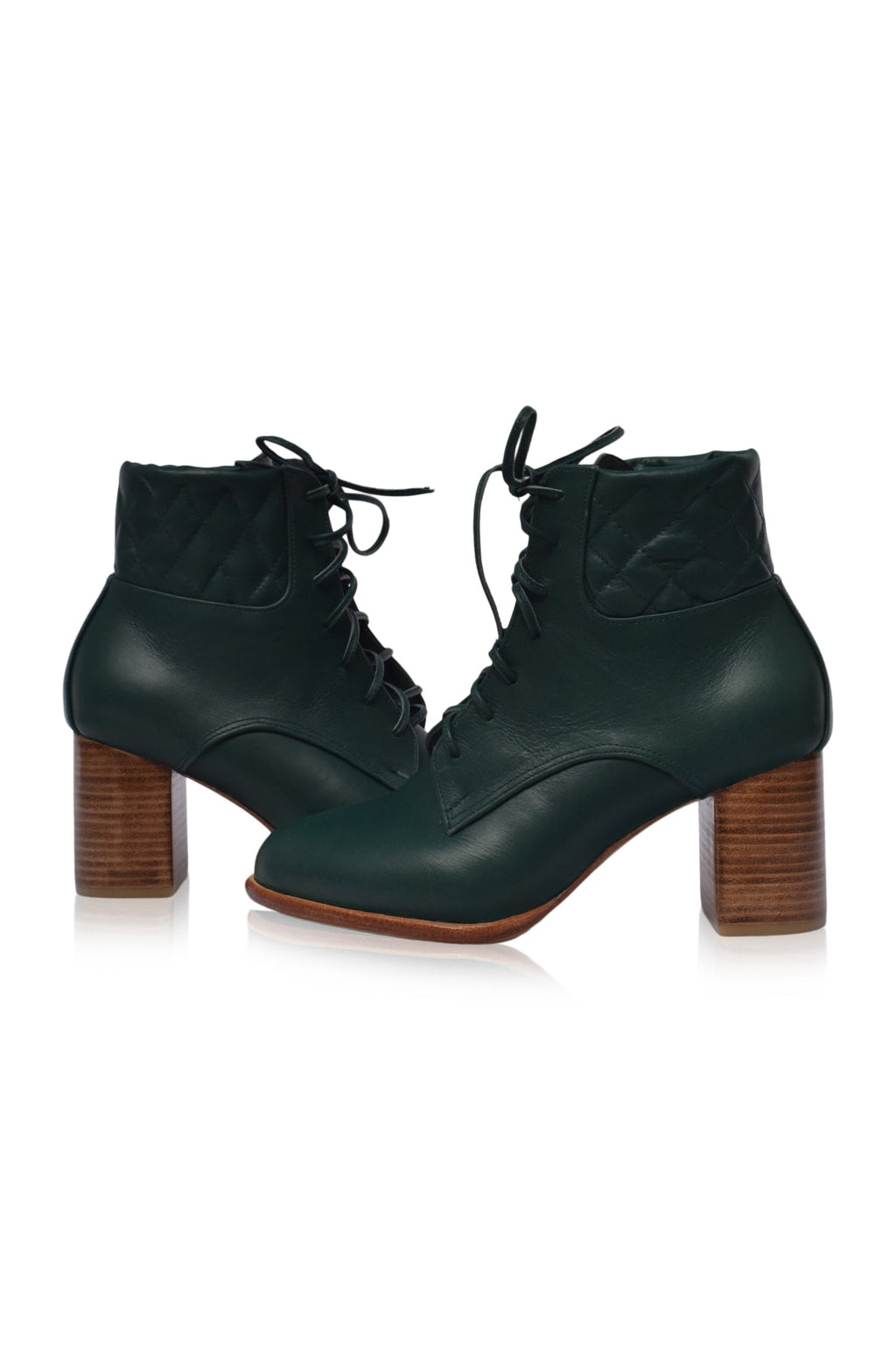 Buy Rising Mara Leather Heel Booties by Bali ELF