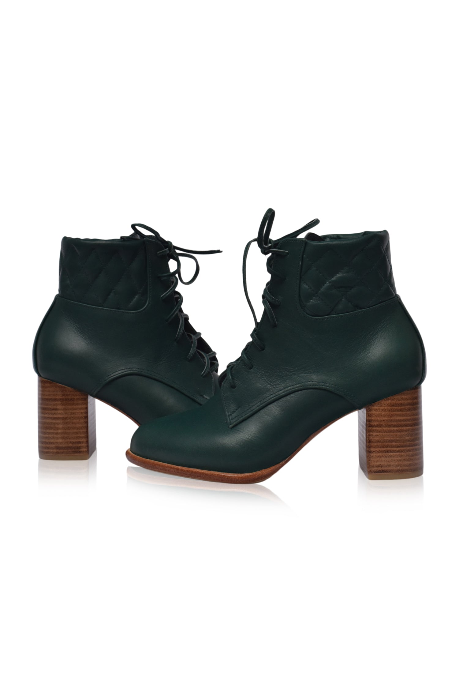 Buy Rising Mara Leather Heel Booties by Bali ELF