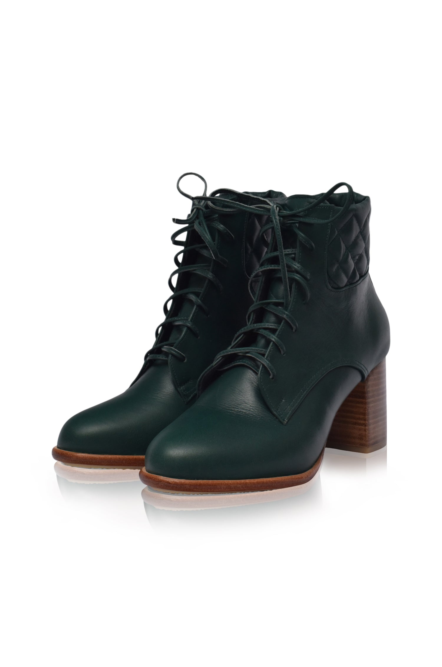Buy Rising Mara Leather Heel Booties by Bali ELF