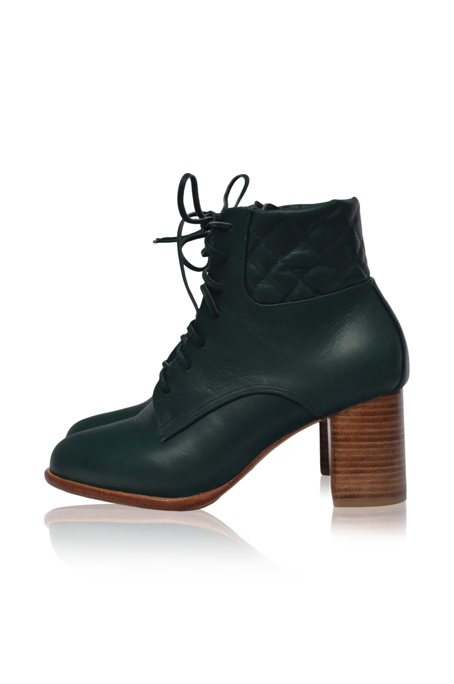 Buy Rising Mara Leather Heel Booties by Bali ELF