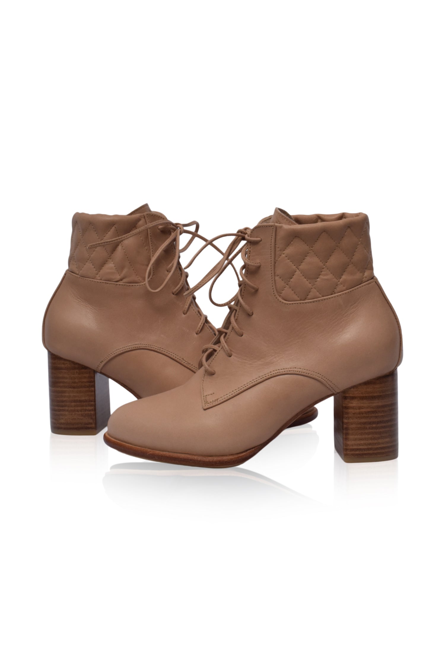 Buy Rising Mara Leather Heel Booties by Bali ELF