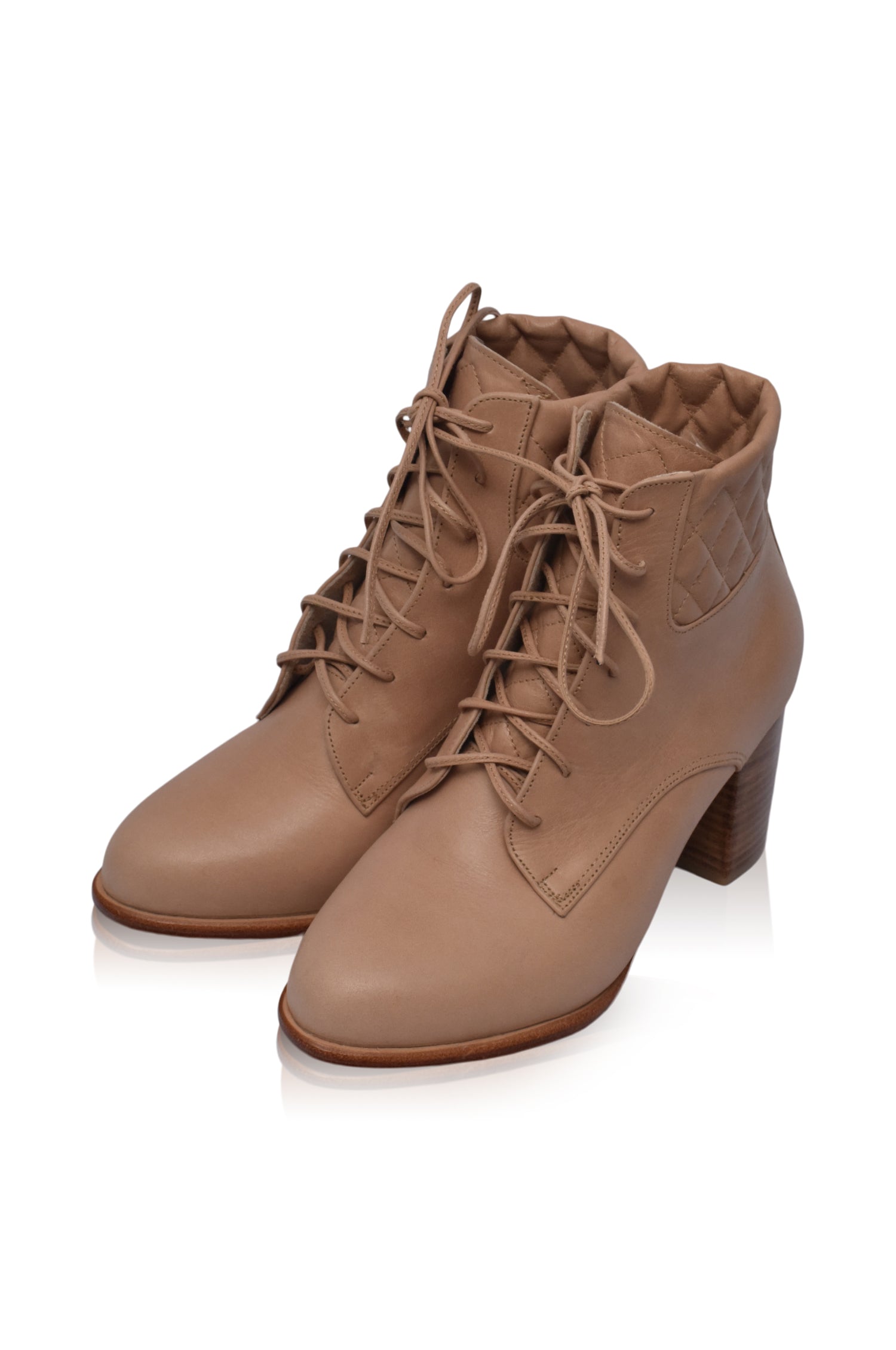 Buy Rising Mara Leather Heel Booties by Bali ELF