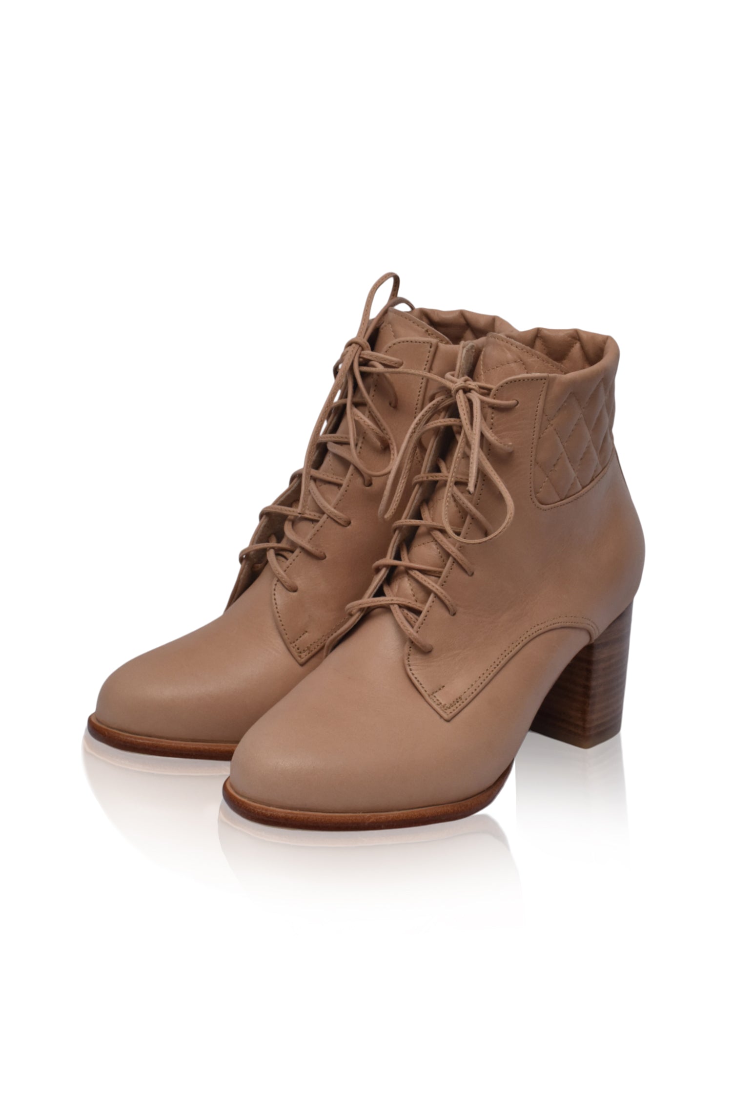 Buy Rising Mara Leather Heel Booties by Bali ELF