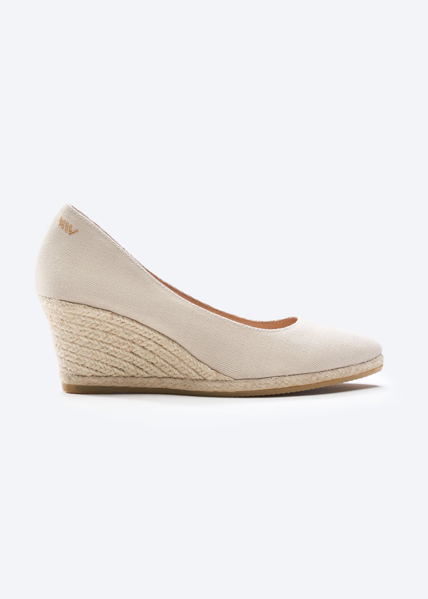 Buy Roses Canvas U Cut Espadrille Wedges by Viscata