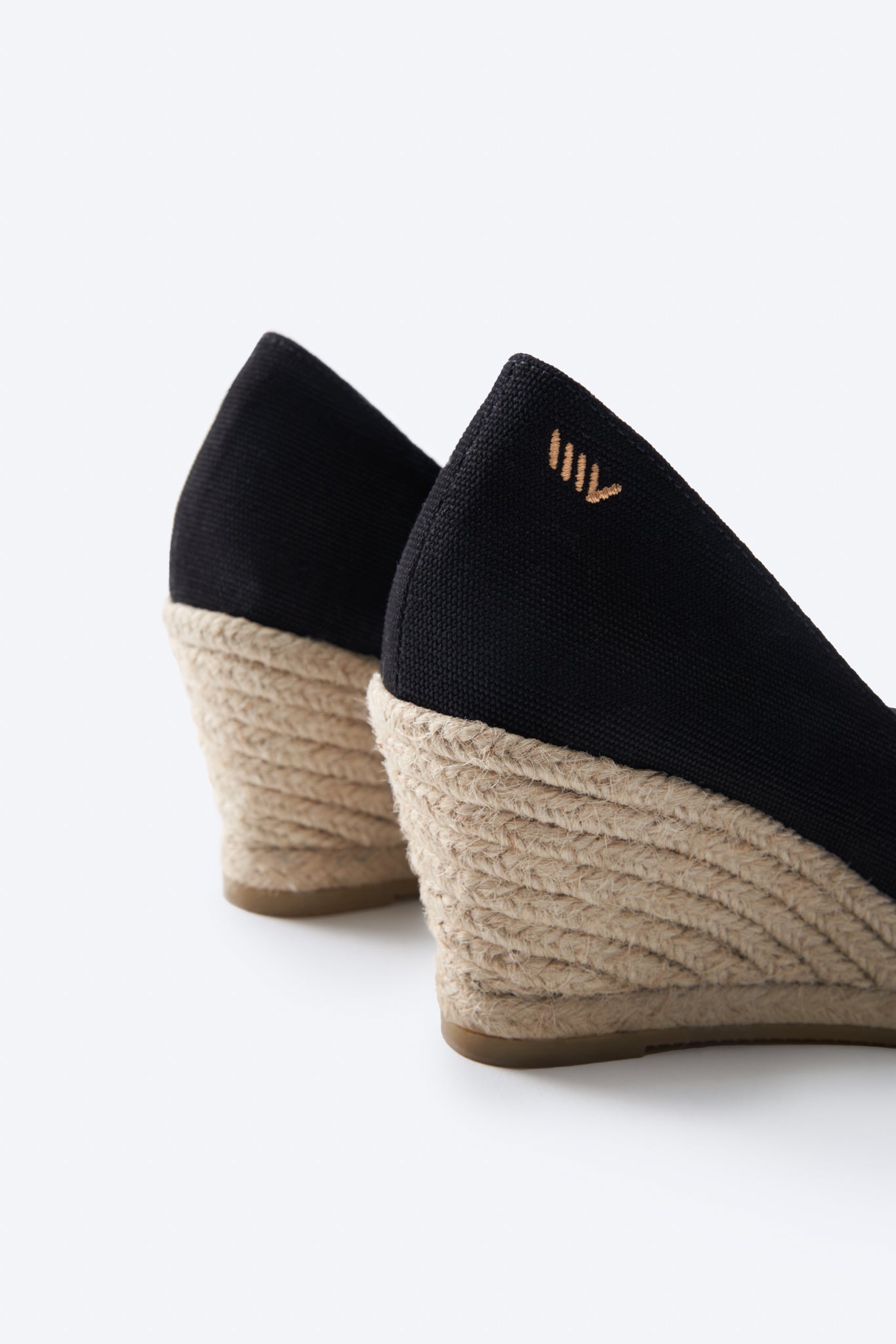 Buy Roses Canvas U Cut Espadrille Wedges by Viscata