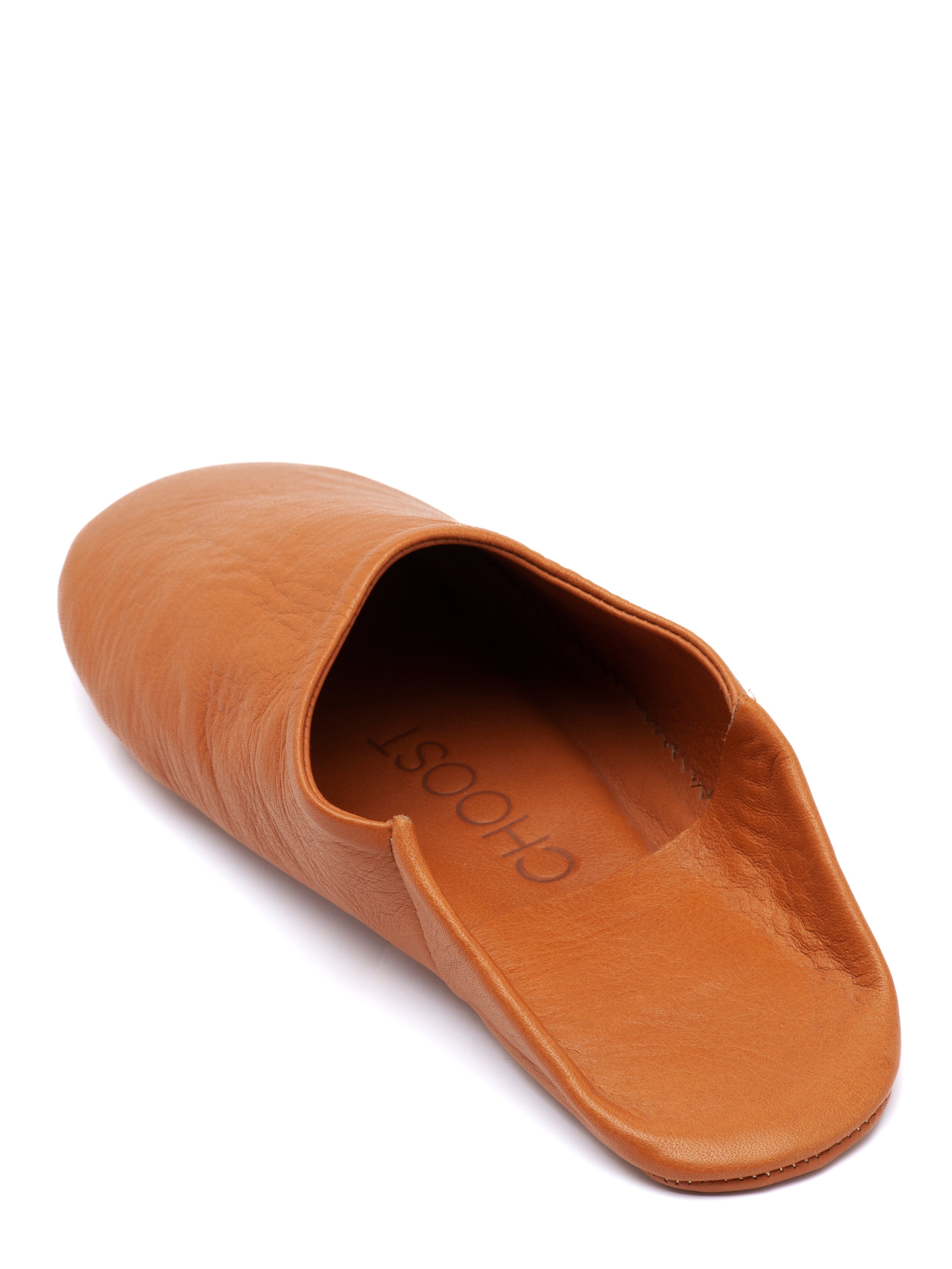 Buy Russet Rhapsody - Leather Slippers by Choost