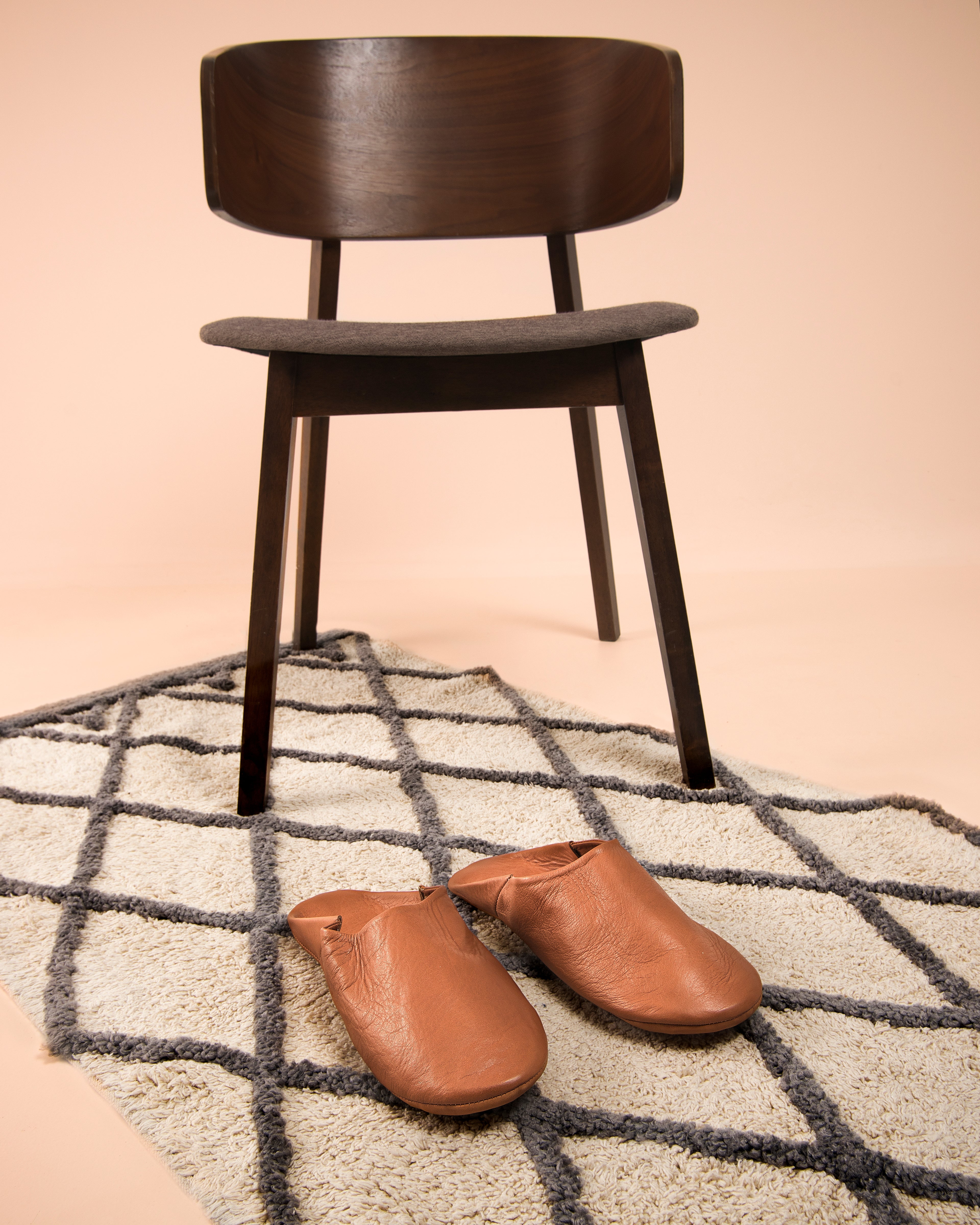 Buy Russet Rhapsody - Leather Slippers by Choost