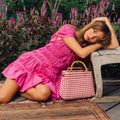 The Srikandi Ruffle Dress in Guava Pink